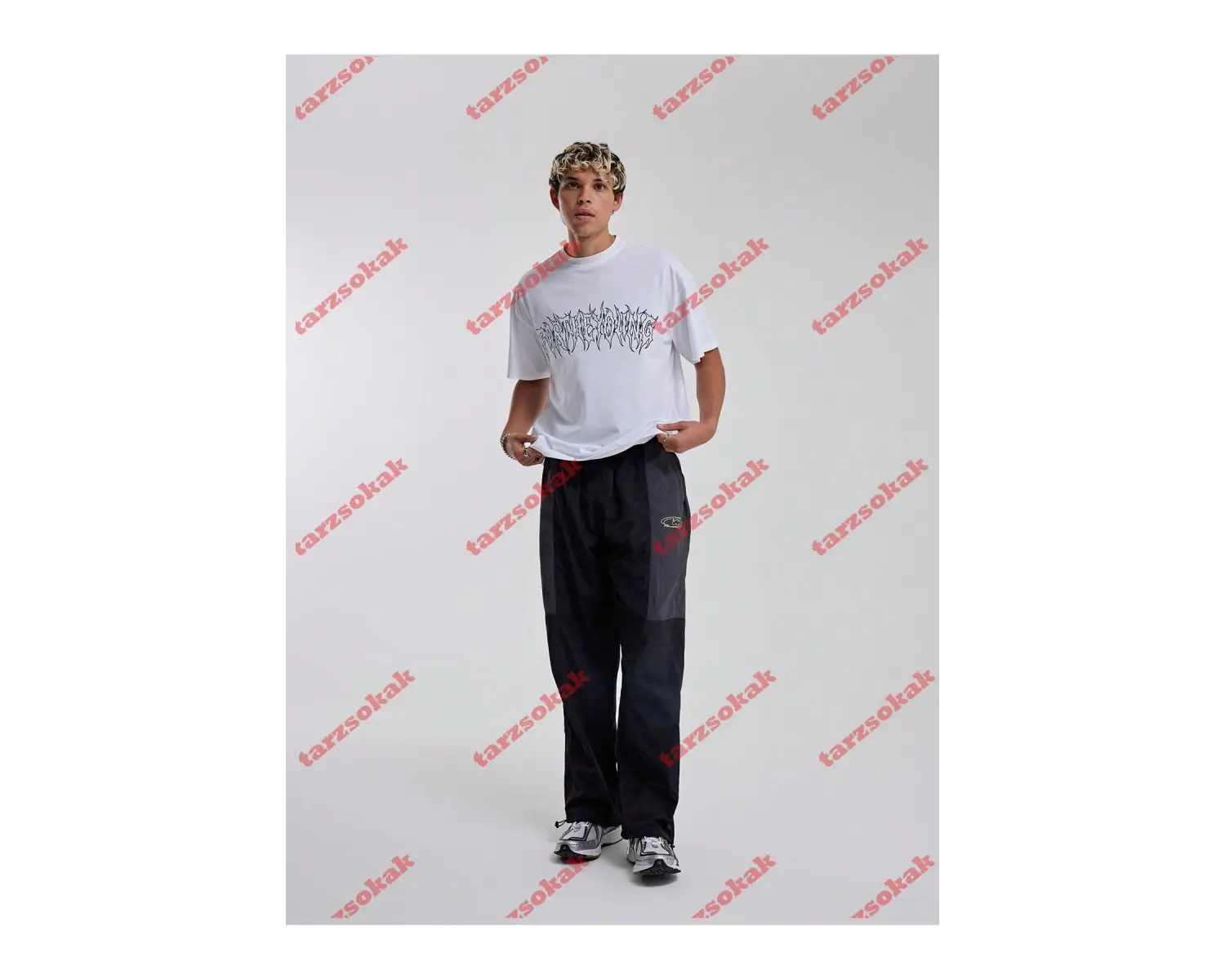 Model 3860 Erkek Yazlık Yuvarlak Yaka Kısa Kollu Günlük Tişört, Yaz