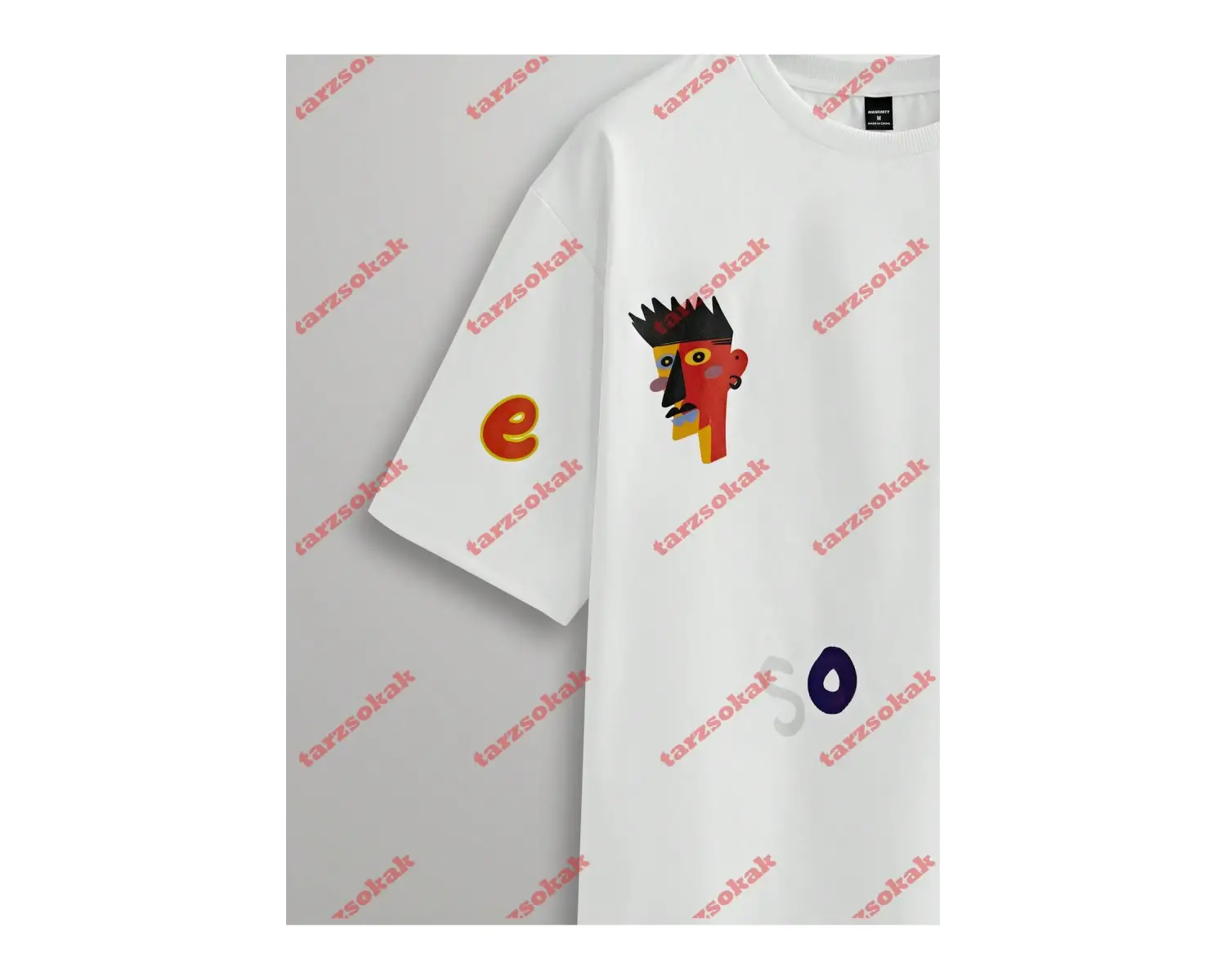 Model 3874 Erkek Yazlık Yuvarlak Yaka Kısa Kollu Günlük Tişört, Yaz