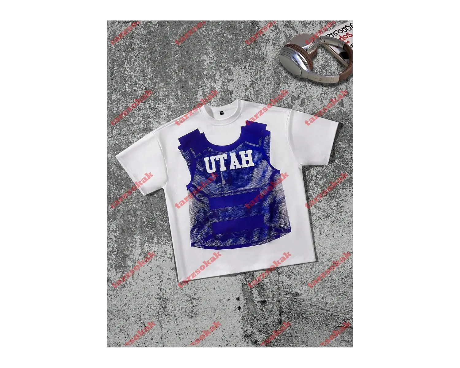 Model 3877 Erkek Yazlık Yuvarlak Yaka Kısa Kollu Günlük Tişört, Yaz