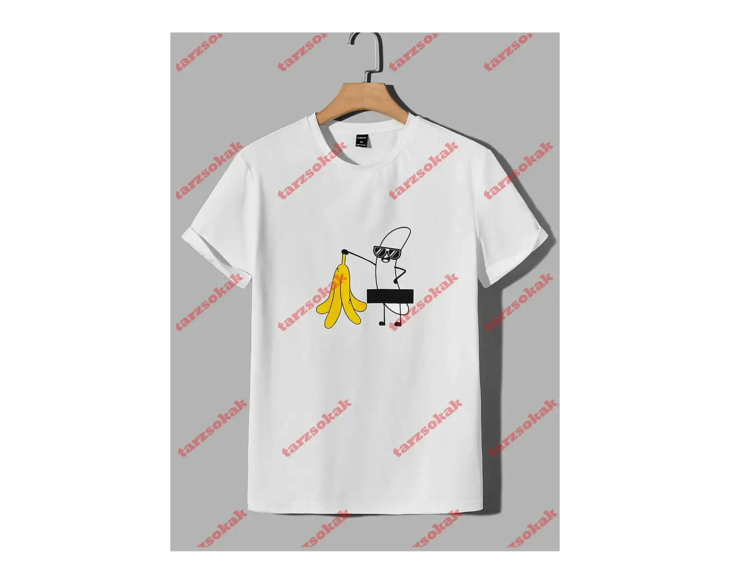 Model 3882 Erkek Yazlık Yuvarlak Yaka Kısa Kollu Günlük Tişört, Yaz