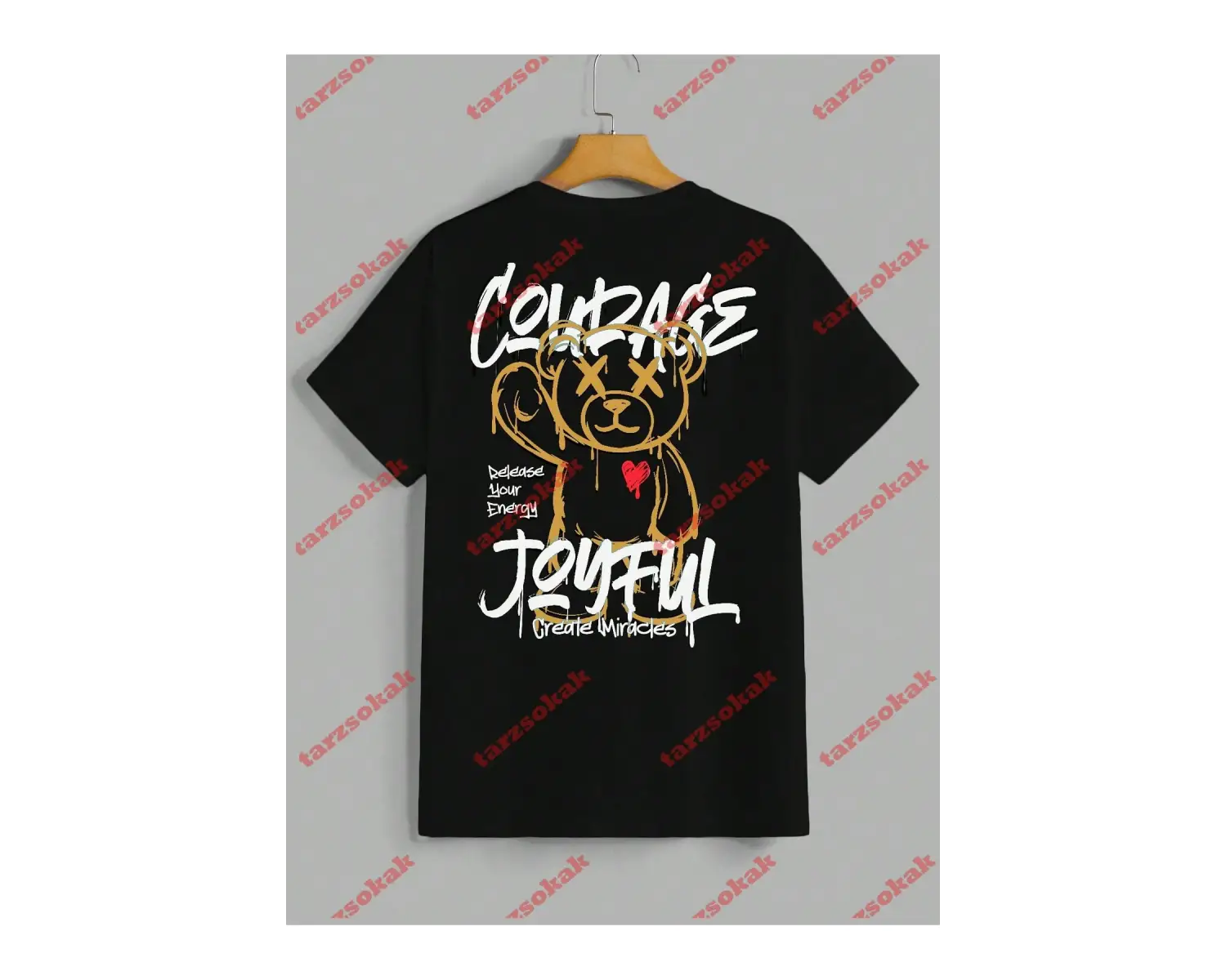 Model 3884 Erkek Yazlık Yuvarlak Yaka Kısa Kollu Günlük Tişört, Yaz