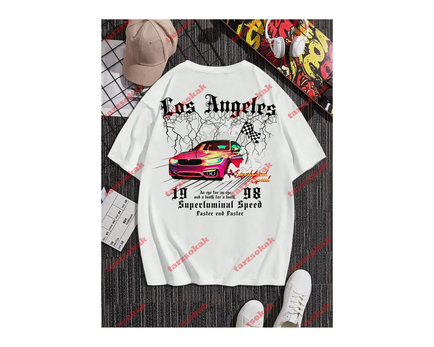 Model 3885 Erkek Yazlık Yuvarlak Yaka Kısa Kollu Günlük Tişört, Yaz