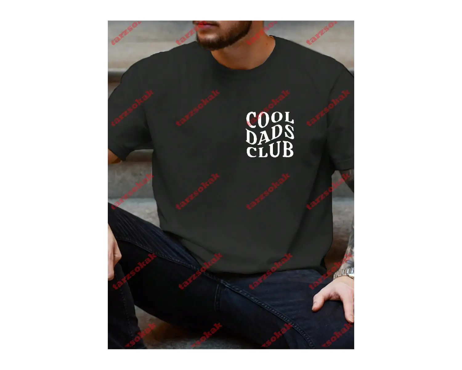 Model 3886 Erkek Yazlık Yuvarlak Yaka Kısa Kollu Günlük Tişört, Yaz