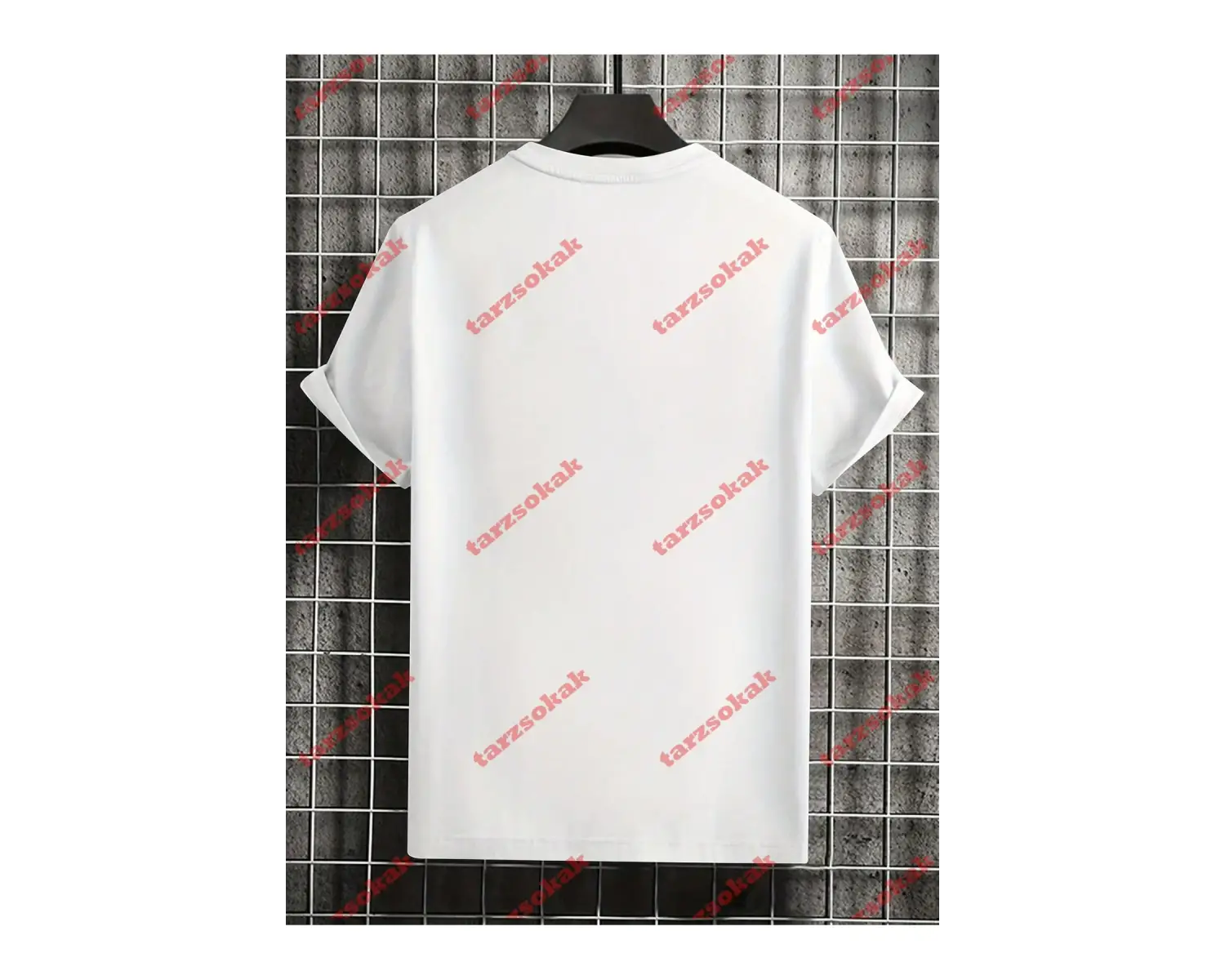 Model 3893 Erkek Yazlık Yuvarlak Yaka Kısa Kollu Günlük Tişört, Yaz