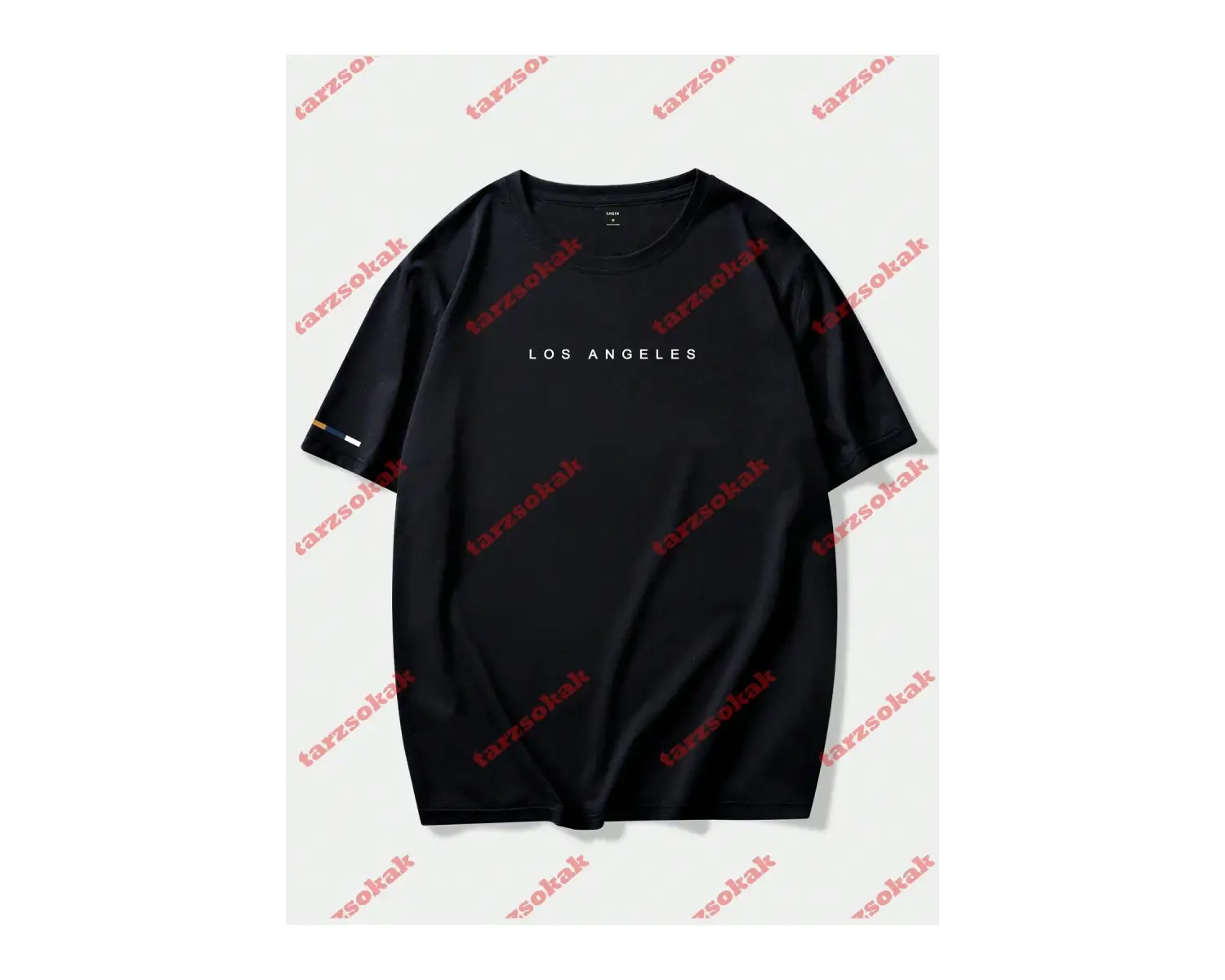 Model 3897 Erkek Yazlık Yuvarlak Yaka Kısa Kollu Günlük Tişört, Yaz