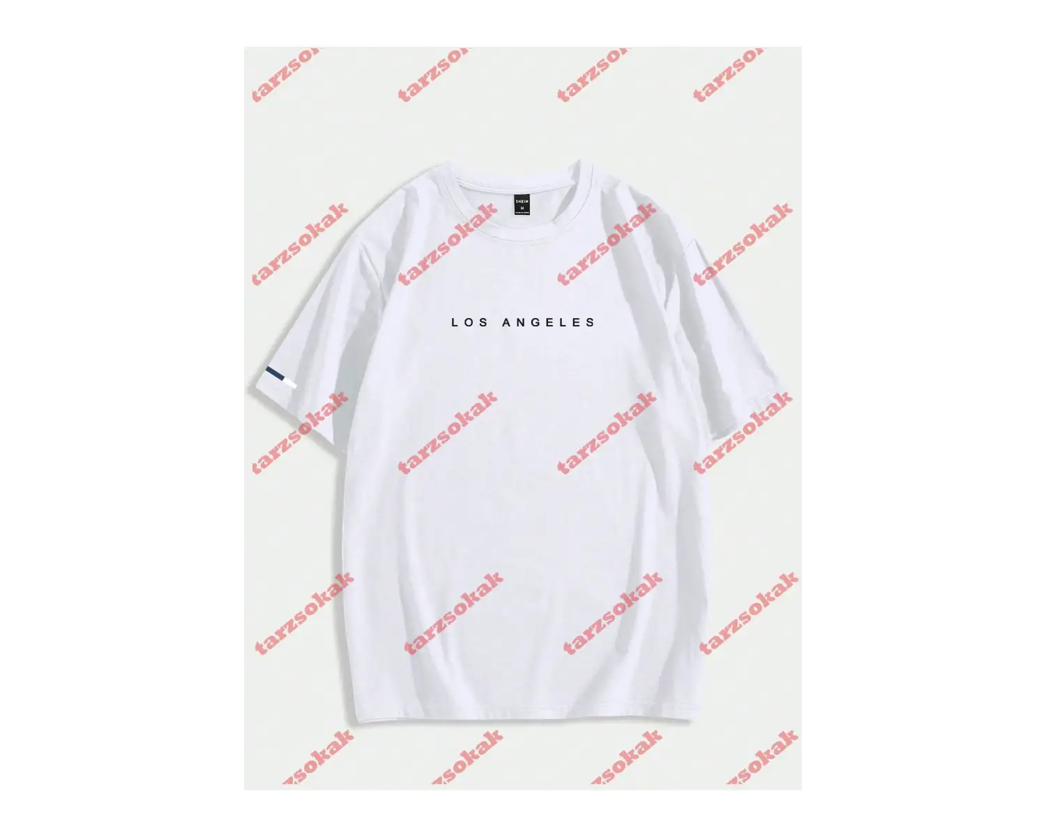 Model 3897 Erkek Yazlık Yuvarlak Yaka Kısa Kollu Günlük Tişört, Yaz