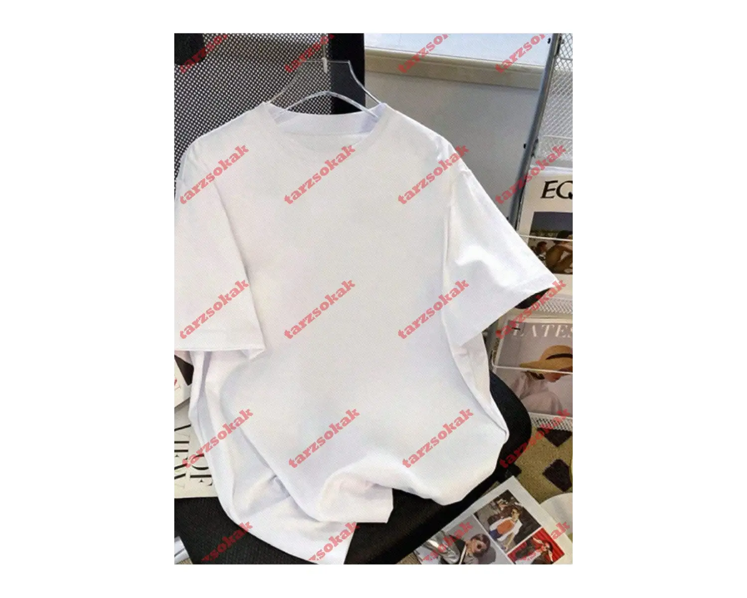 Model 3899 Erkek Yazlık Yuvarlak Yaka Kısa Kollu Günlük Tişört, Yaz