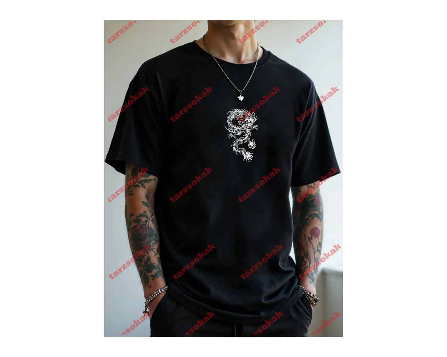 Model 3902 Erkek Yazlık Yuvarlak Yaka Kısa Kollu Günlük Tişört, Yaz