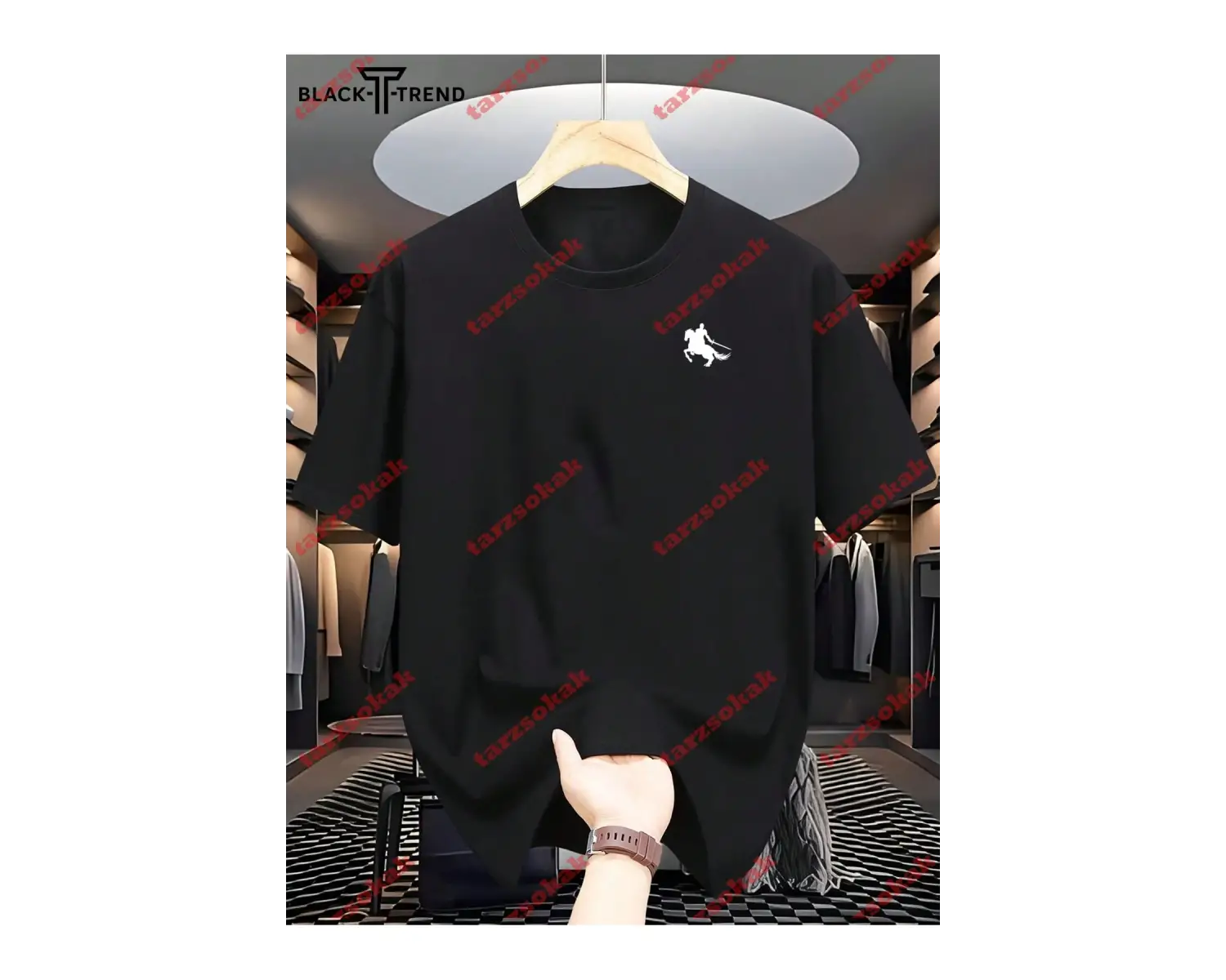 Model 3905 Erkek Yazlık Yuvarlak Yaka Kısa Kollu Günlük Tişört, Yaz