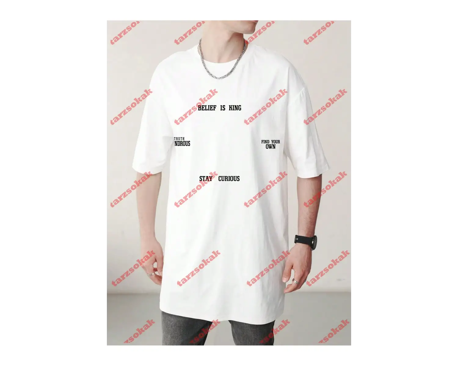 Model 3915 Erkek Yazlık Yuvarlak Yaka Kısa Kollu Günlük Tişört, Yaz