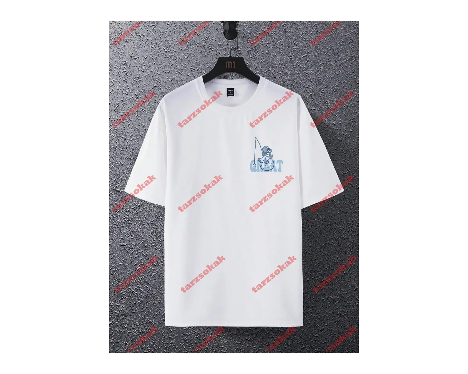 Model 3916 Erkek Yazlık Yuvarlak Yaka Kısa Kollu Günlük Tişört, Yaz