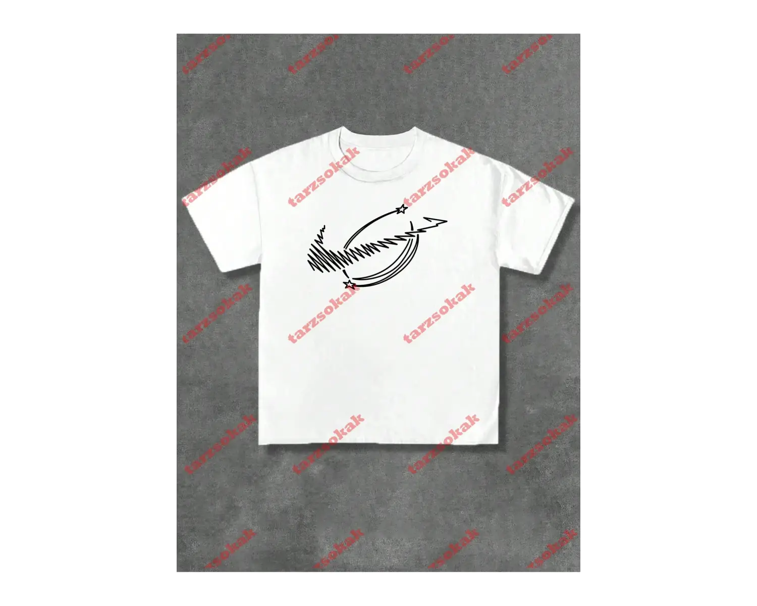 Model 3921 Erkek Yazlık Yuvarlak Yaka Kısa Kollu Günlük Tişört, Yaz