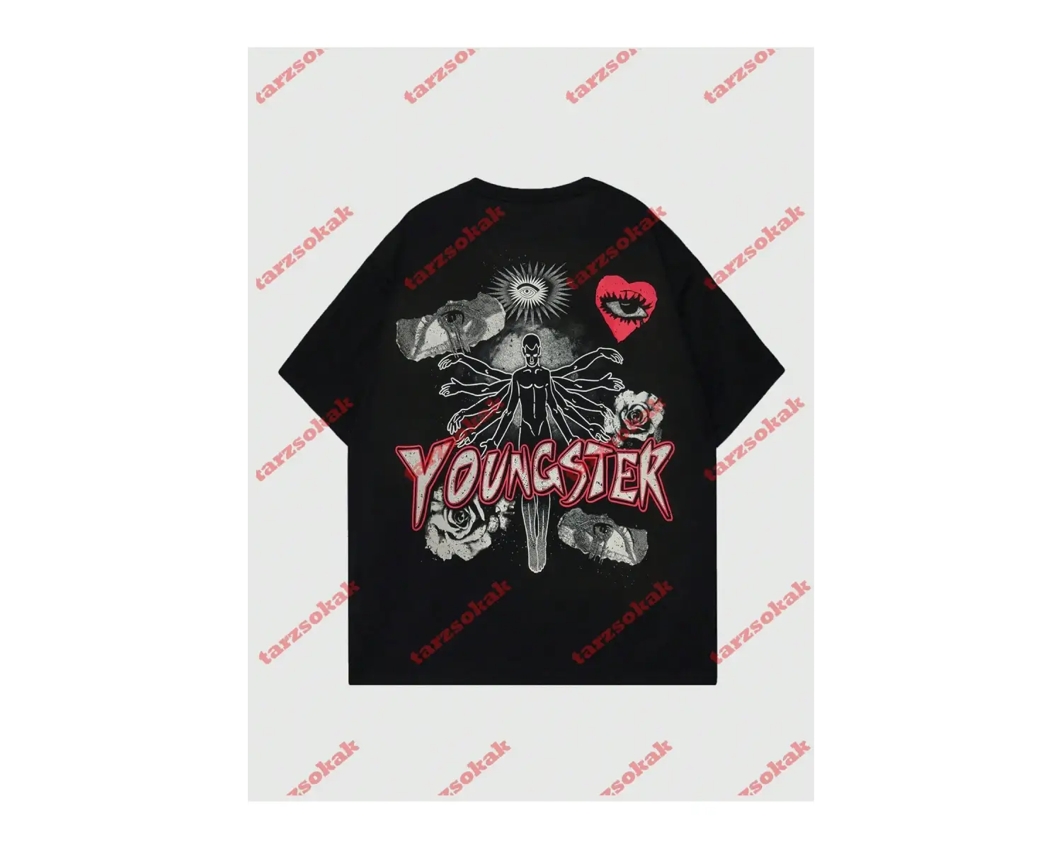 Model 3924 Erkek Yazlık Yuvarlak Yaka Kısa Kollu Günlük Tişört, Yaz