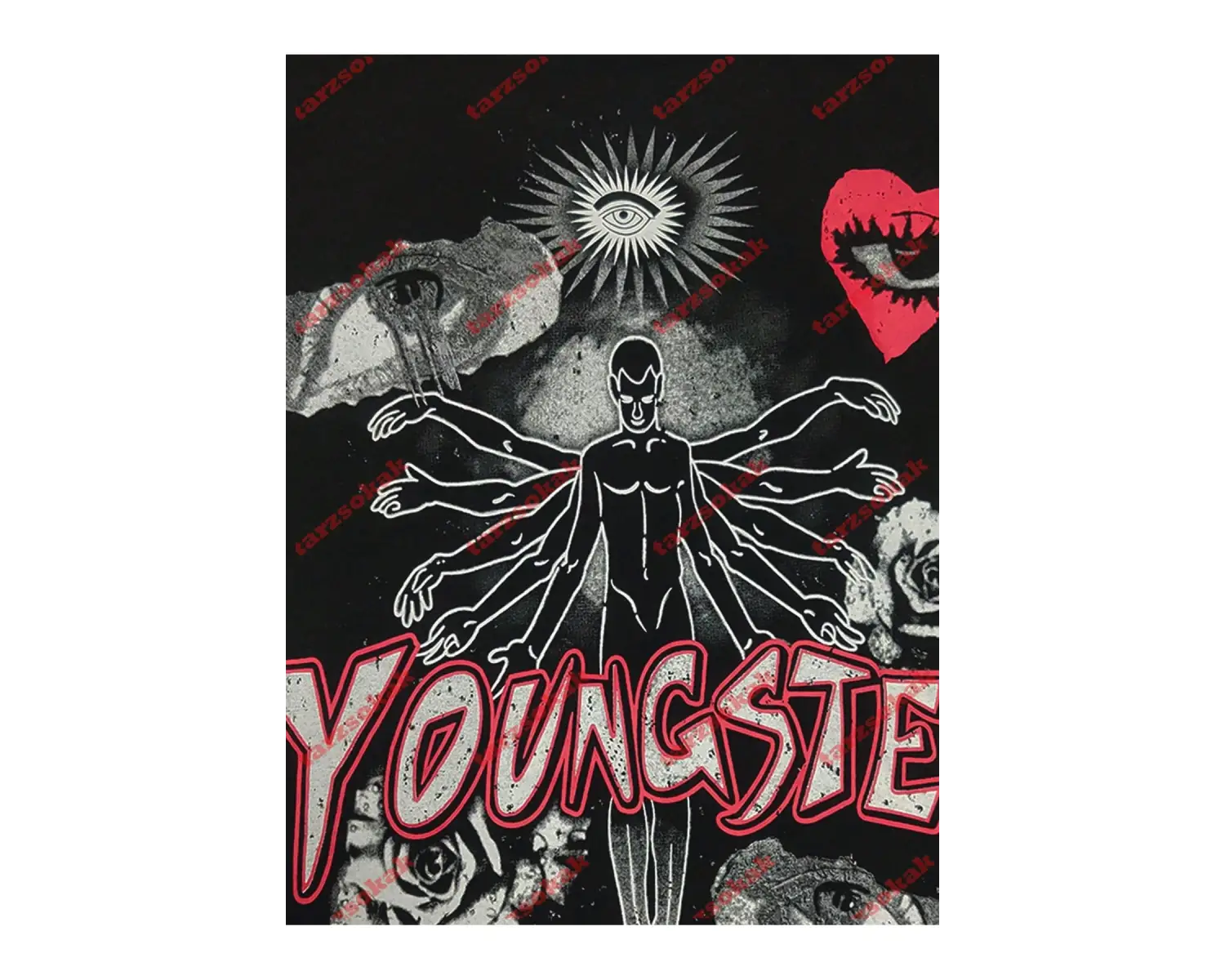 Model 3924 Erkek Yazlık Yuvarlak Yaka Kısa Kollu Günlük Tişört, Yaz