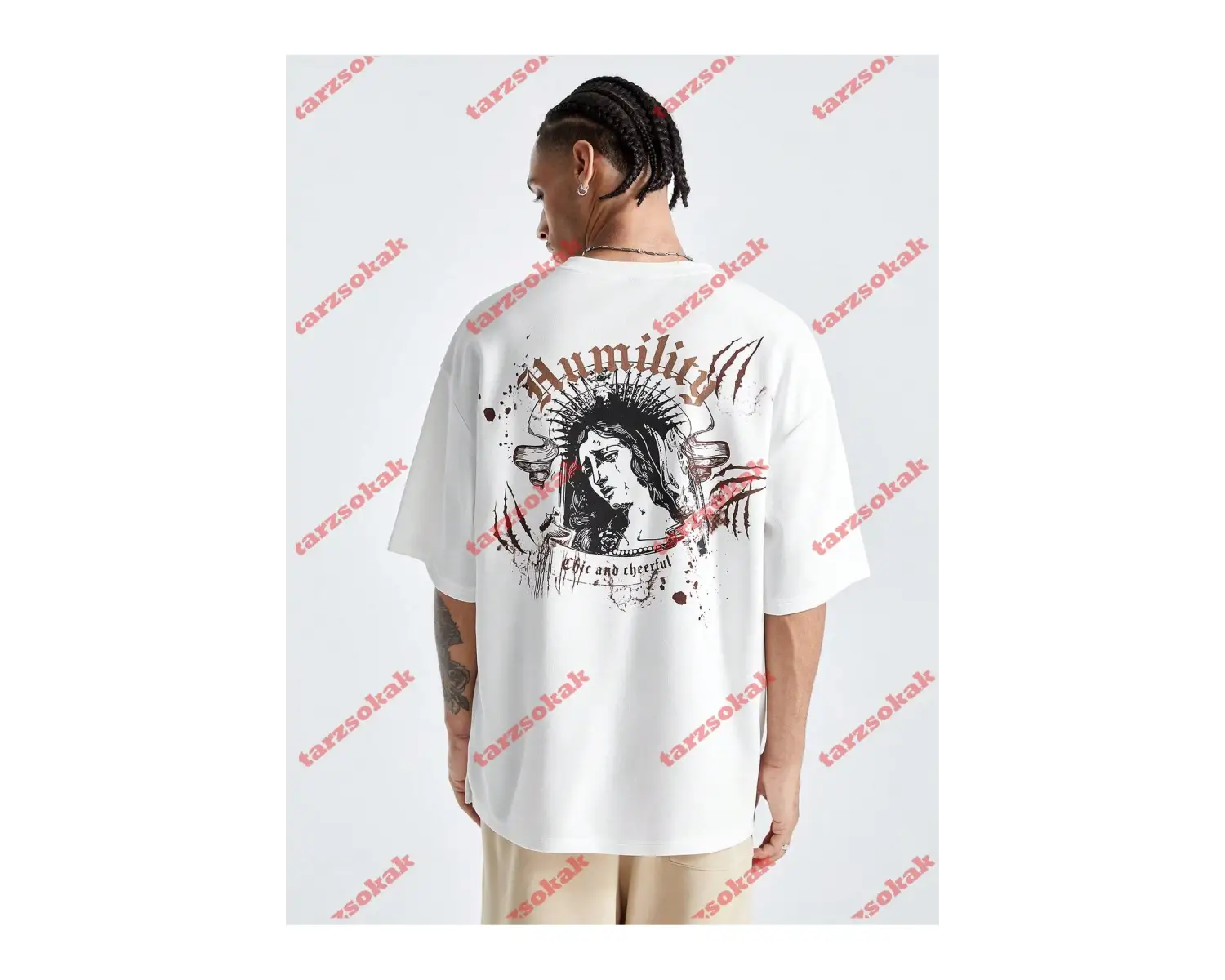 Model 3930 Erkek Yazlık Yuvarlak Yaka Kısa Kollu Günlük Tişört, Yaz