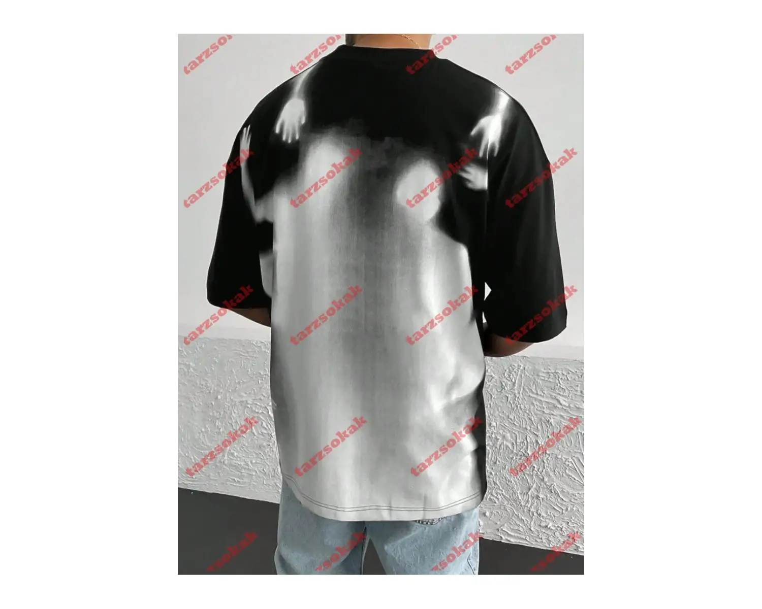 Model 3933 Erkek Yazlık Yuvarlak Yaka Kısa Kollu Günlük Tişört, Yaz