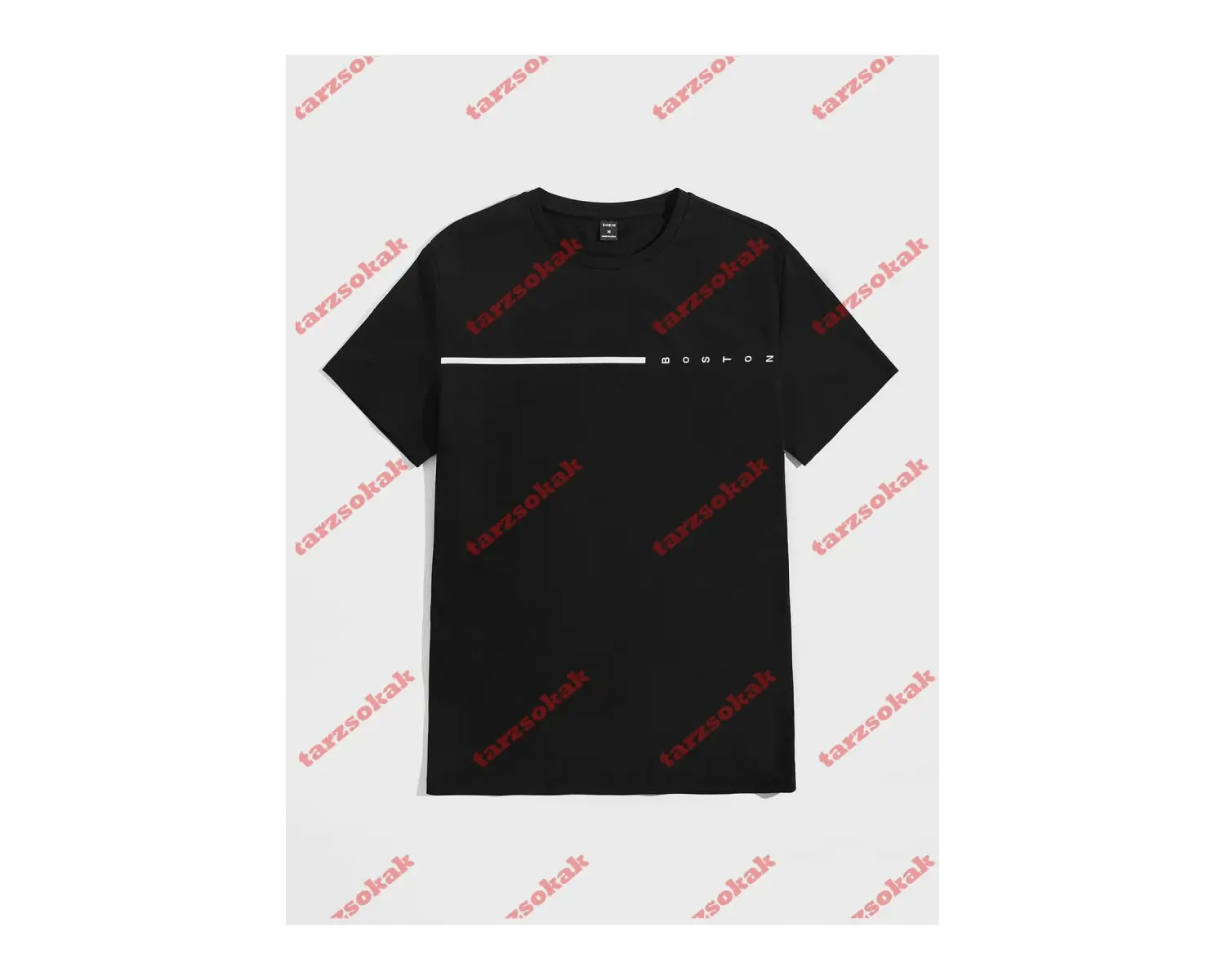 Model 3945 Erkek Yazlık Yuvarlak Yaka Kısa Kollu Günlük Tişört, Yaz