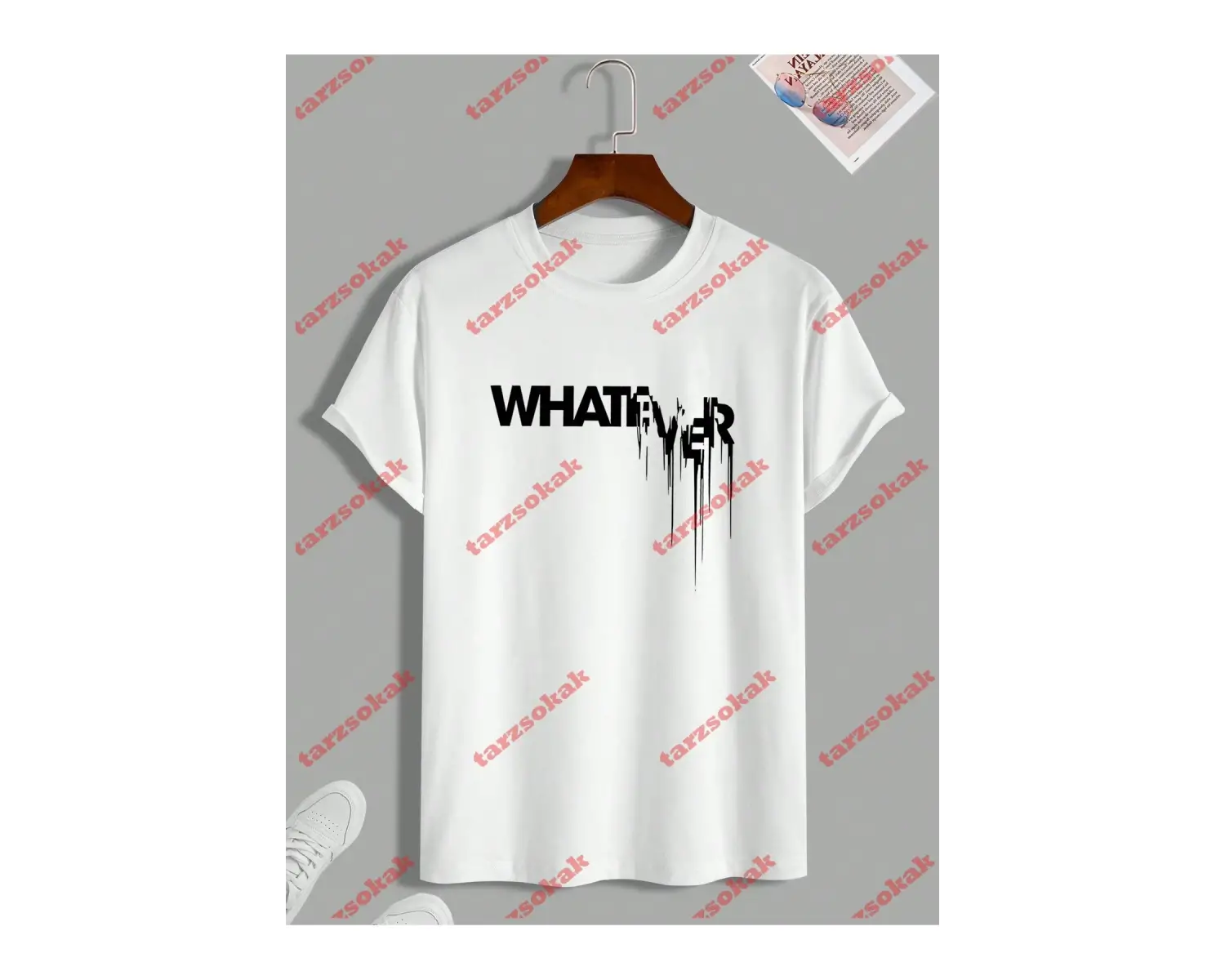 Model 3947 Erkek Yazlık Yuvarlak Yaka Kısa Kollu Günlük Tişört, Yaz