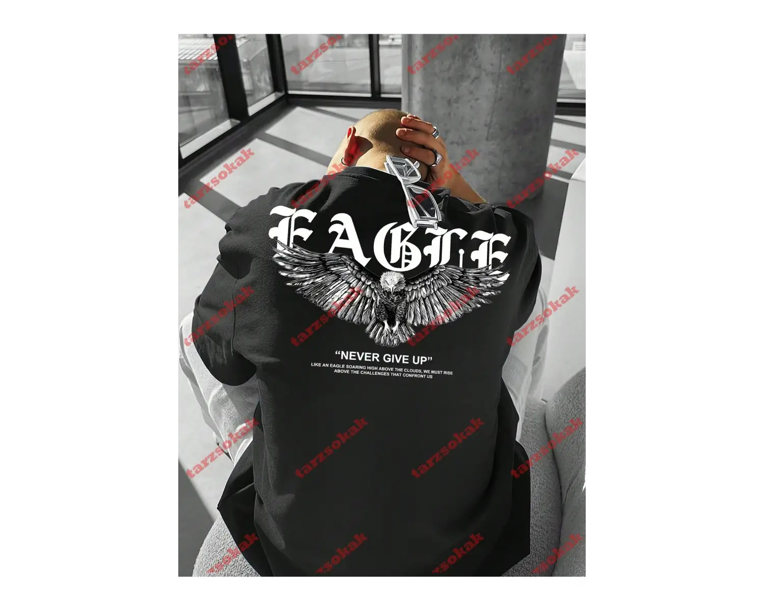 Model 3950 Erkek Yazlık Yuvarlak Yaka Kısa Kollu Günlük Tişört, Yaz