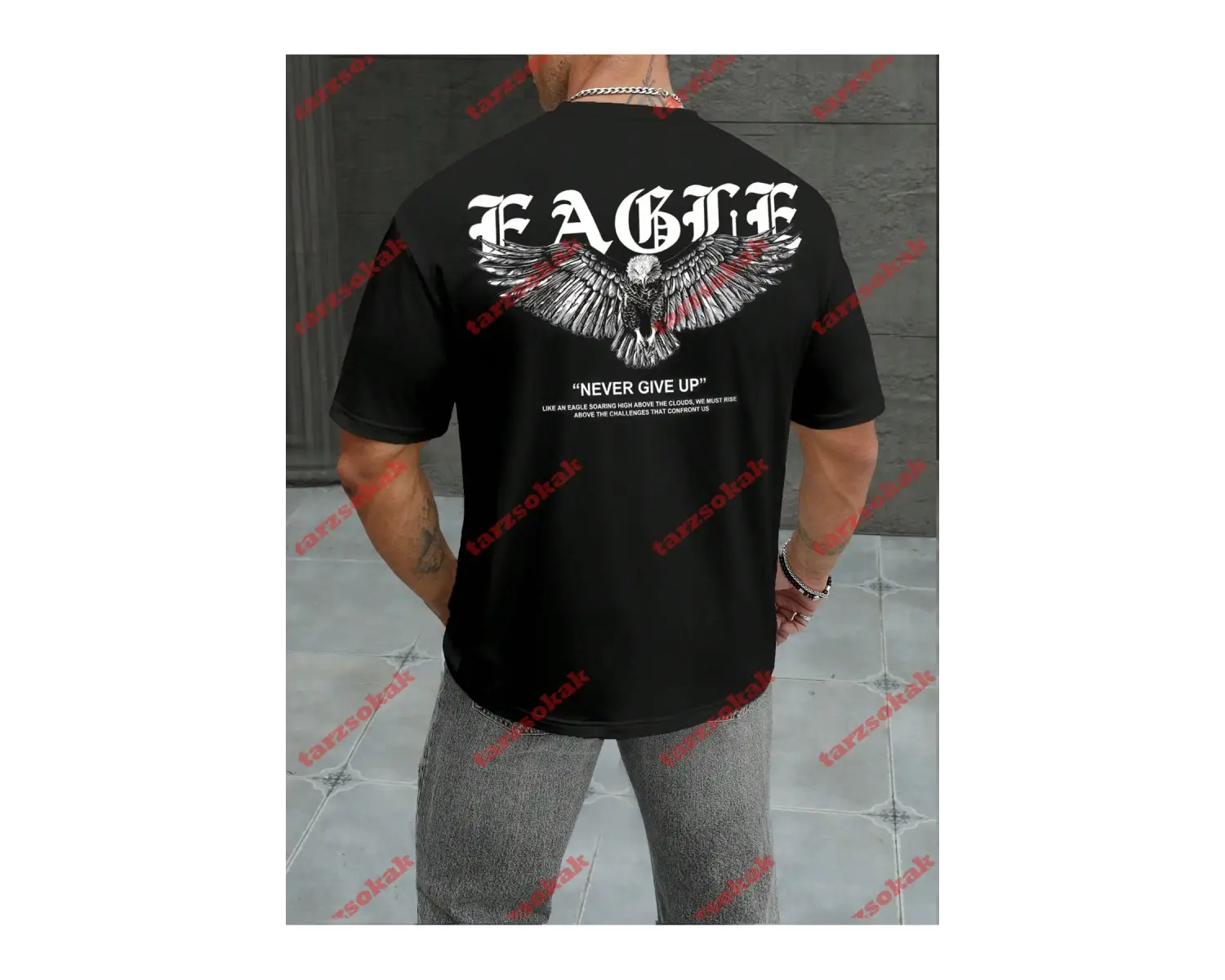 Model 3950 Erkek Yazlık Yuvarlak Yaka Kısa Kollu Günlük Tişört, Yaz