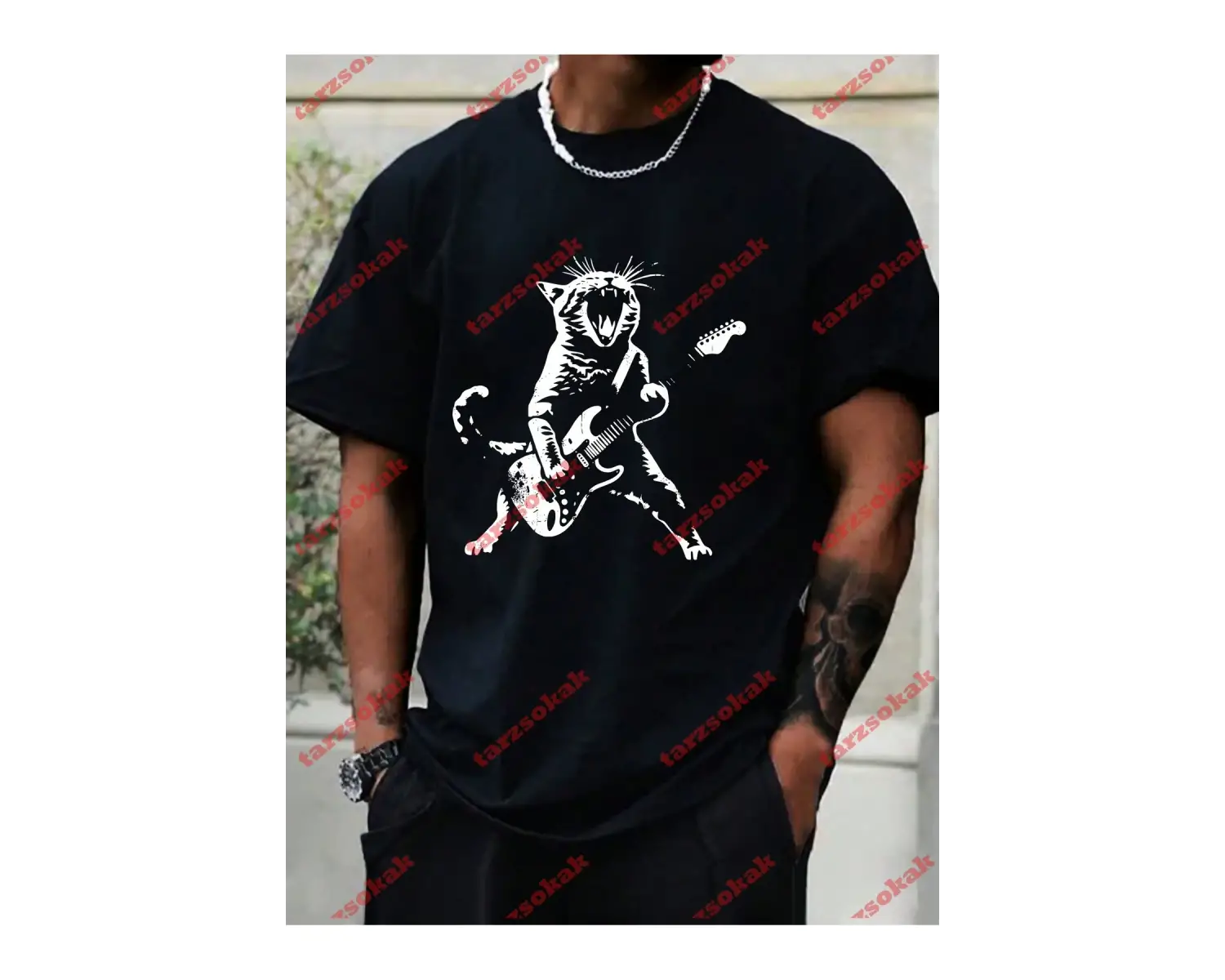 Model 3954 Erkek Yazlık Yuvarlak Yaka Kısa Kollu Günlük Tişört, Yaz