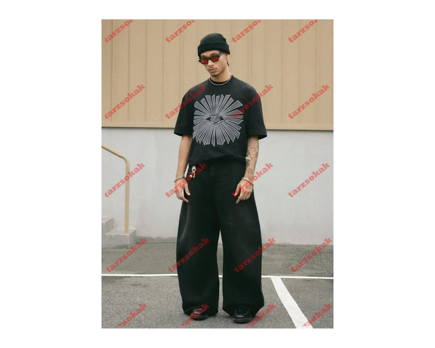 Model 3966 Erkek Yazlık Yuvarlak Yaka Kısa Kollu Günlük Tişört, Yaz