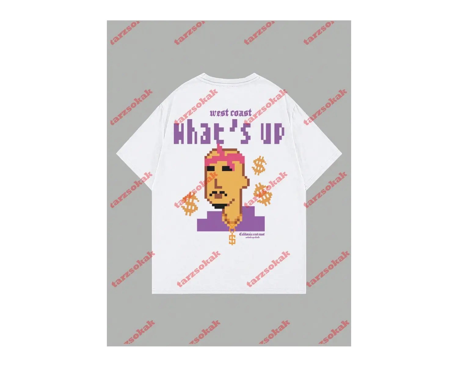 Model 3977 Erkek Yazlık Yuvarlak Yaka Kısa Kollu Günlük Tişört, Yaz