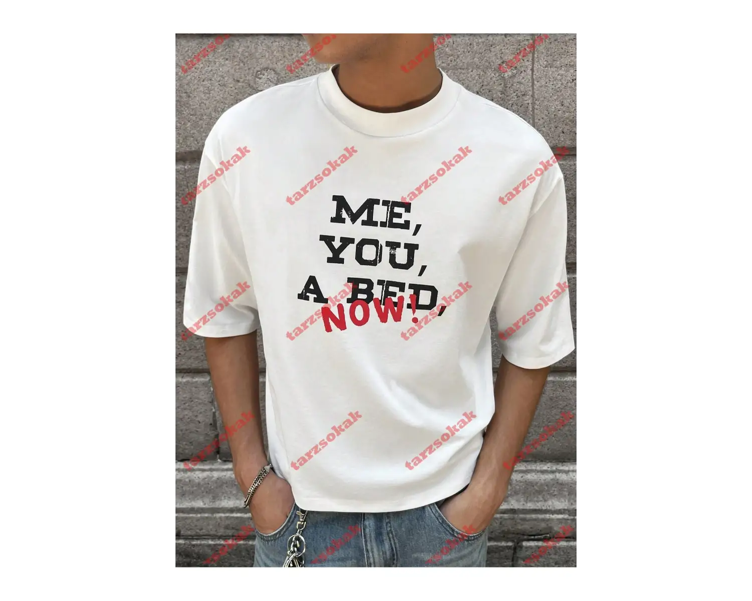 Model 3979 Erkek Yazlık Yuvarlak Yaka Kısa Kollu Günlük Tişört, Yaz