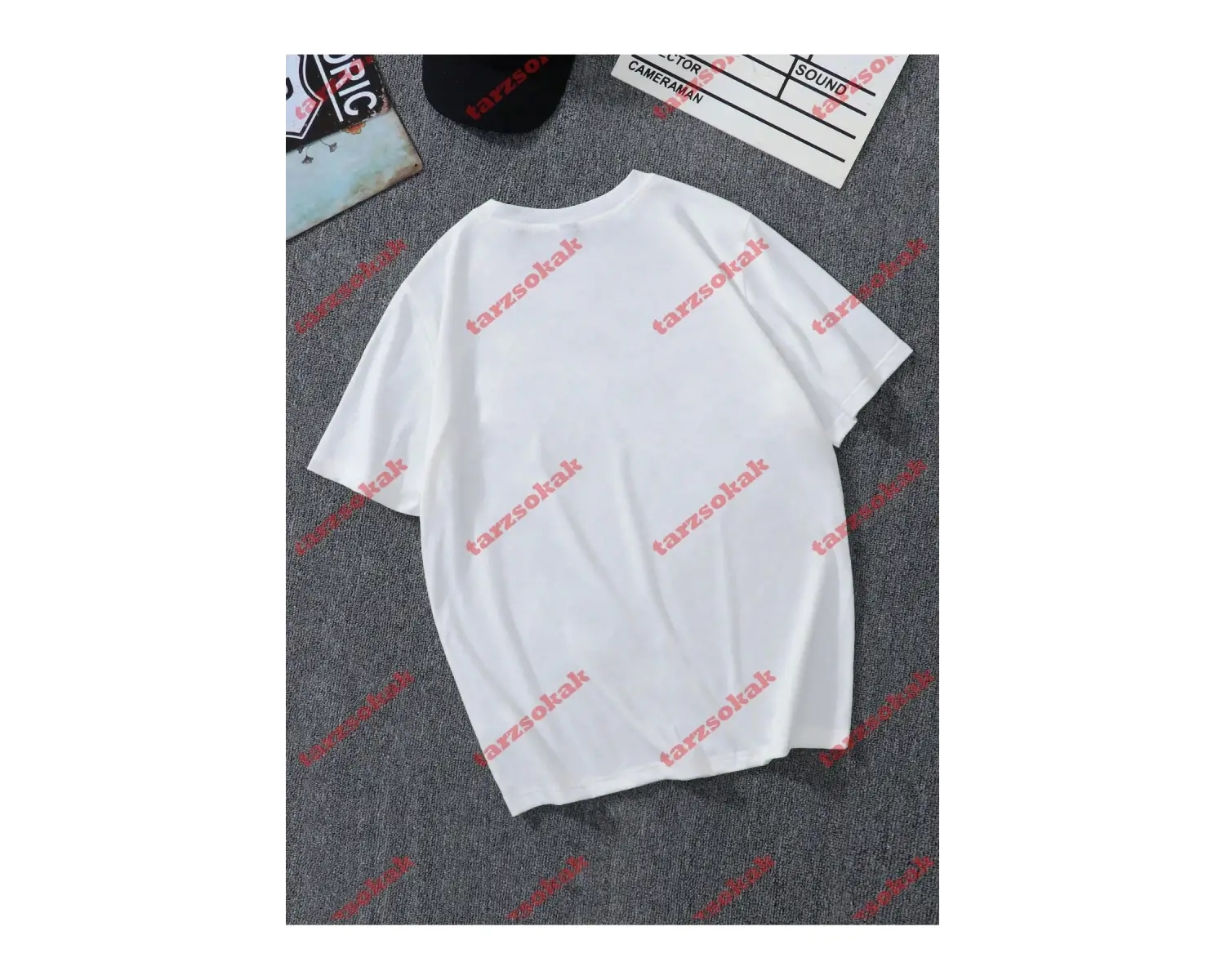 Model 3981 Erkek Yazlık Yuvarlak Yaka Kısa Kollu Günlük Tişört, Yaz