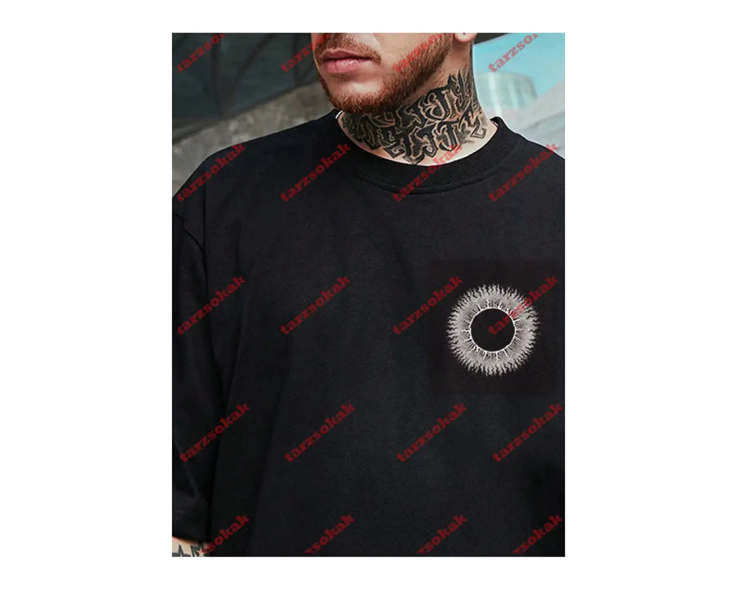 Model 3990 Erkek Yazlık Yuvarlak Yaka Kısa Kollu Günlük Tişört, Yaz