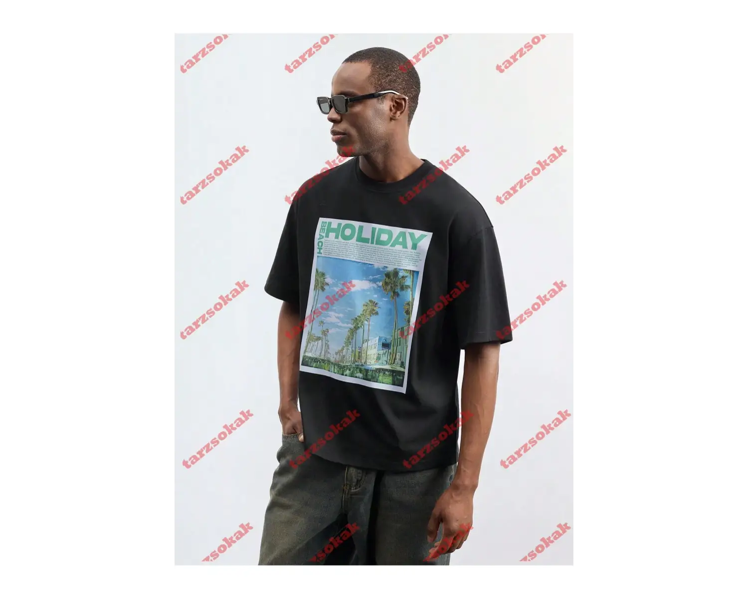 Model 3993 Erkek Yazlık Yuvarlak Yaka Kısa Kollu Günlük Tişört, Yaz