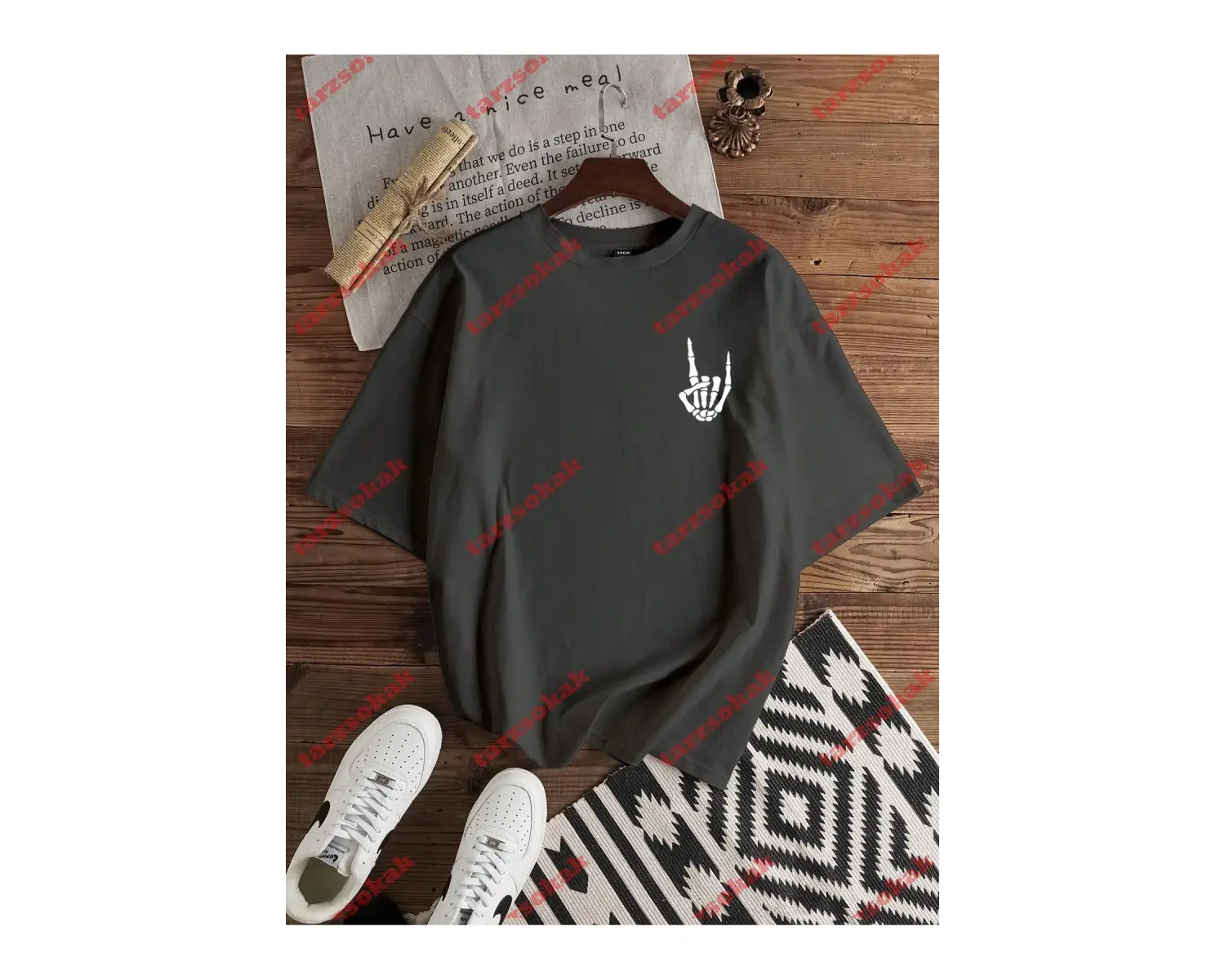 Model 3997 Erkek Yazlık Yuvarlak Yaka Kısa Kollu Günlük Tişört, Yaz