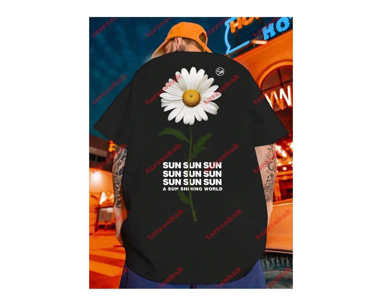 Model 3998 Erkek Yazlık Yuvarlak Yaka Kısa Kollu Günlük Tişört, Yaz