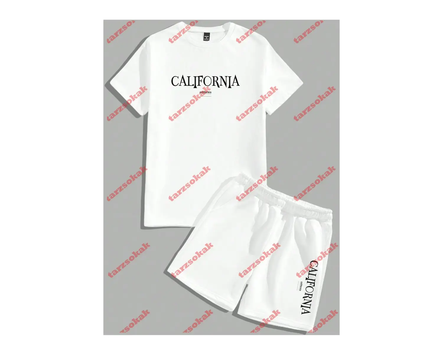 Model 4006 Erkek Yazlık Yuvarlak Yaka Kısa Kollu Günlük Tişört, Yaz