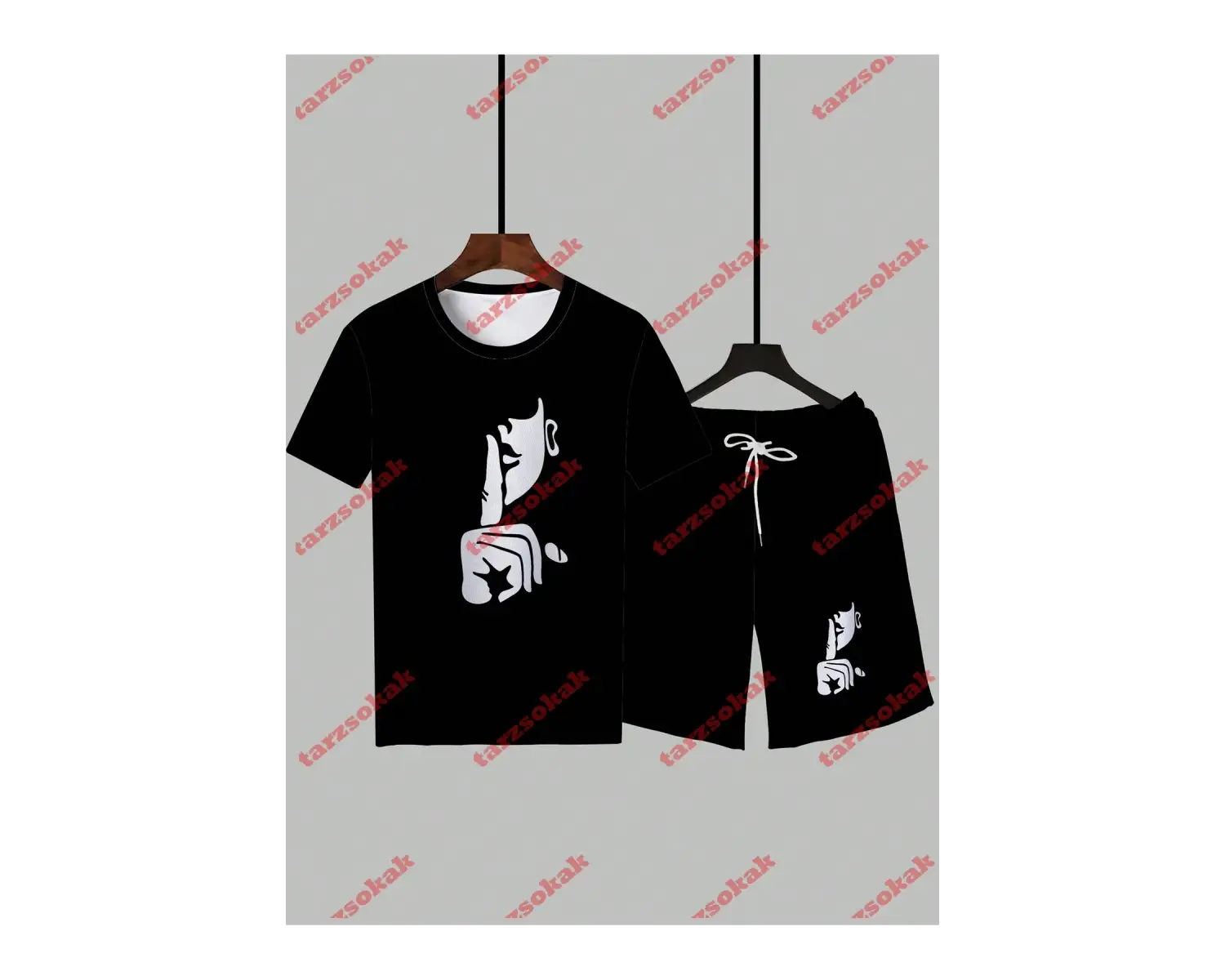 Model 4017 Erkek Yazlık Yuvarlak Yaka Kısa Kollu Günlük Tişört, Yaz