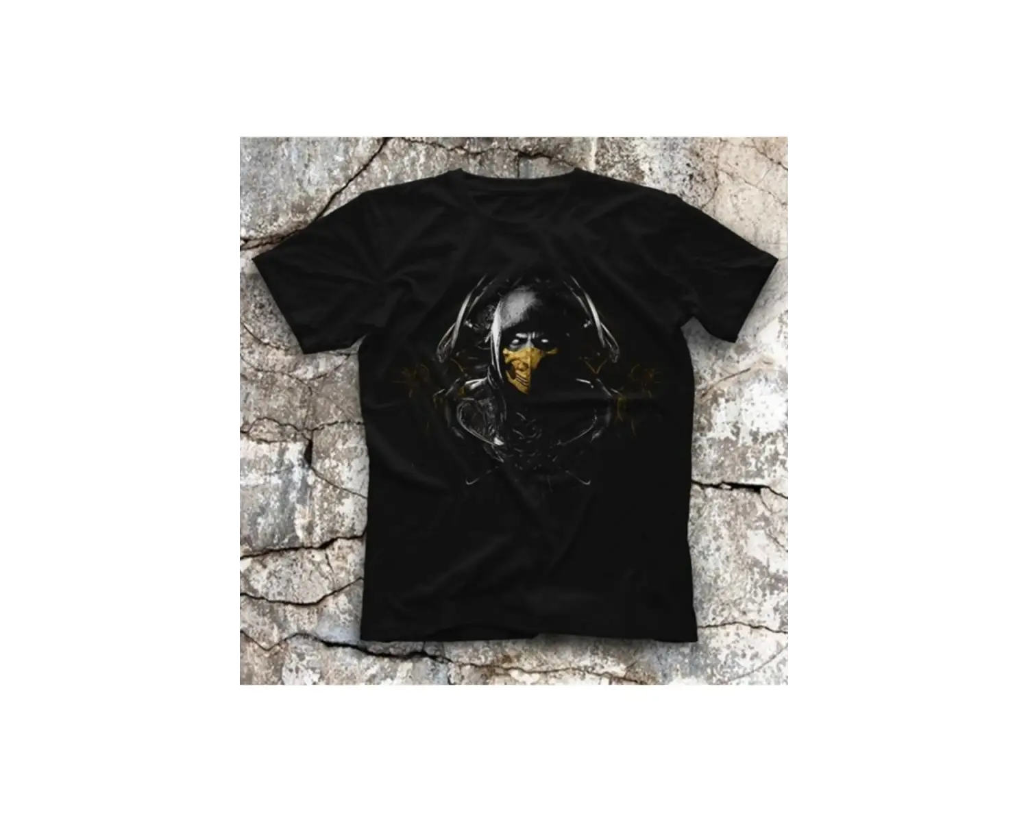 Mortal Kombat Siyah Unisex Tişört T-shirt