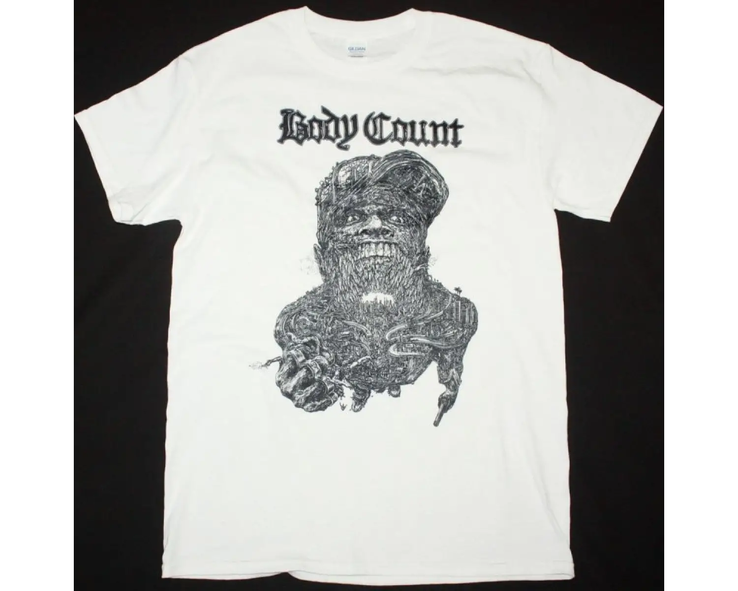 MORTICIAN BLOODY LOGO NEW BLACK T-SHIRT ÖN VE ARAKA BASKILI