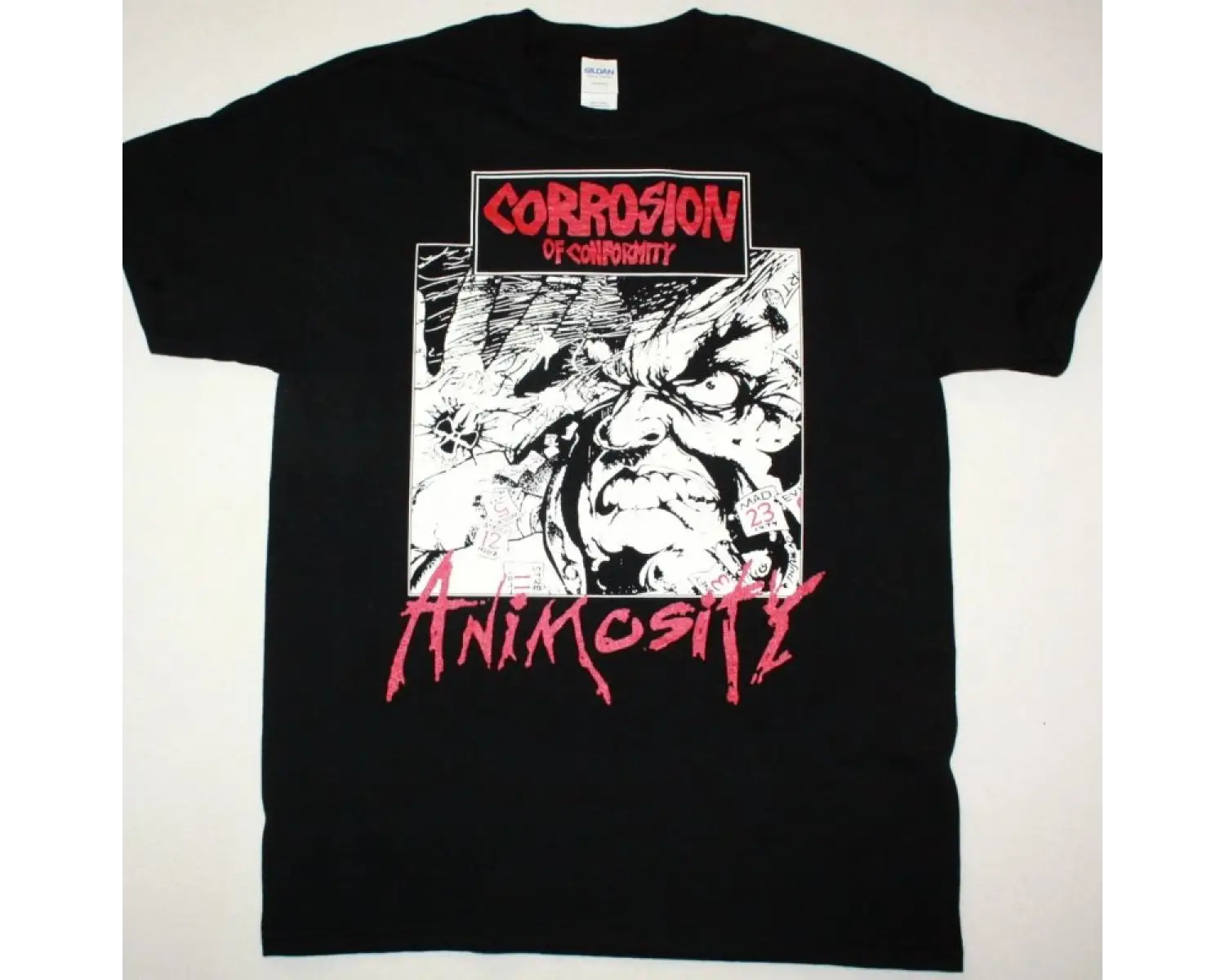 MR BUNGLE RED BUNNY NEW BLACK T-SHIRT ÖN BASKILI