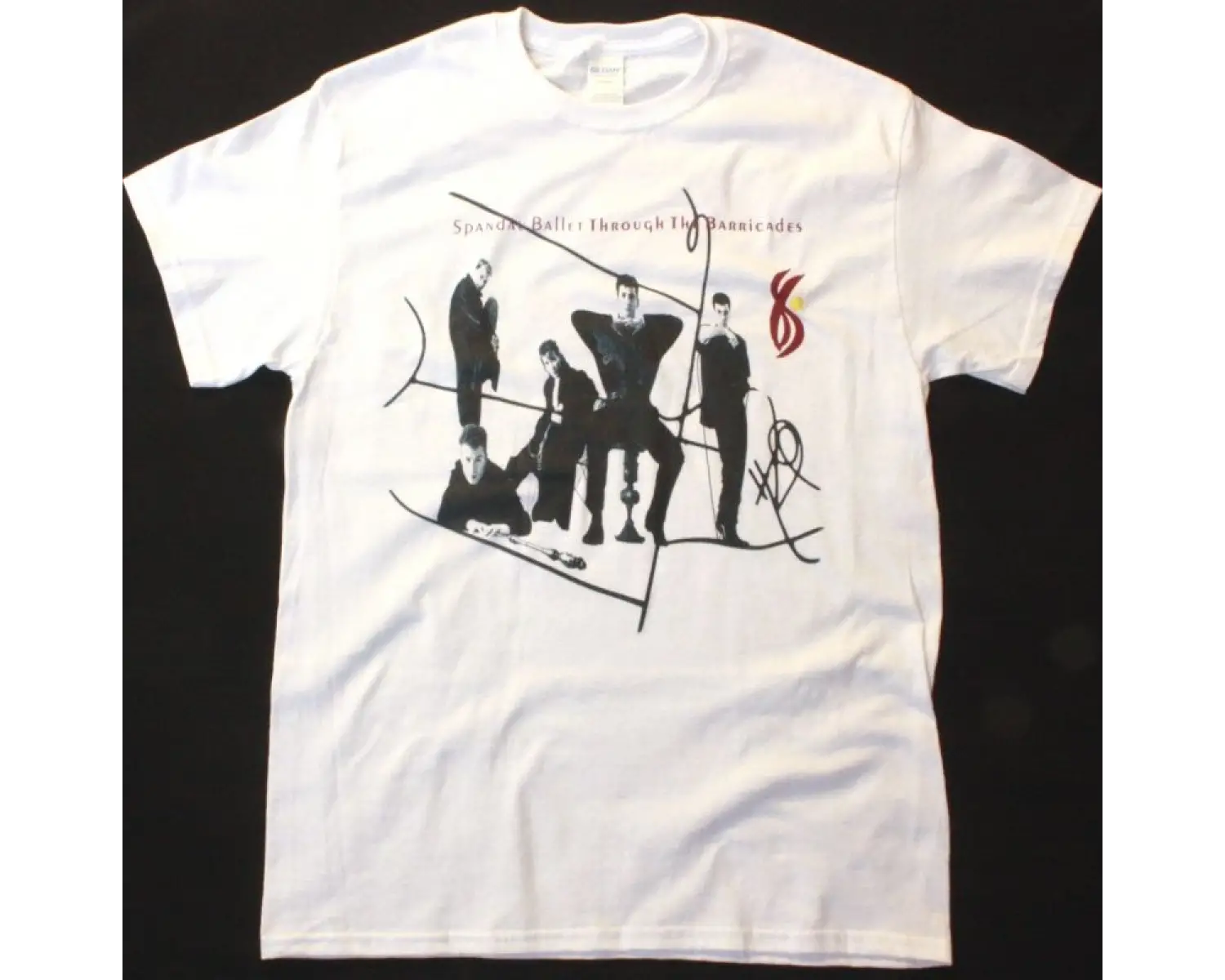 MUSE LOGO NEW WHITE T-SHIRT ÖN BASKILI