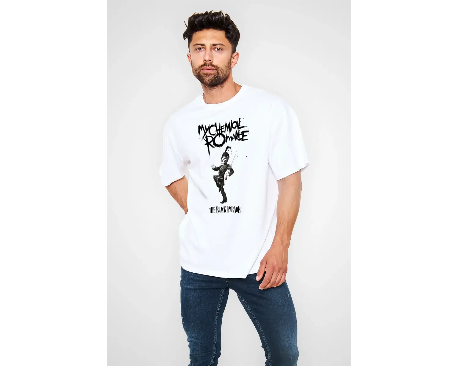 My Chemical Romance Beyaz Unisex Tişört T-shirt