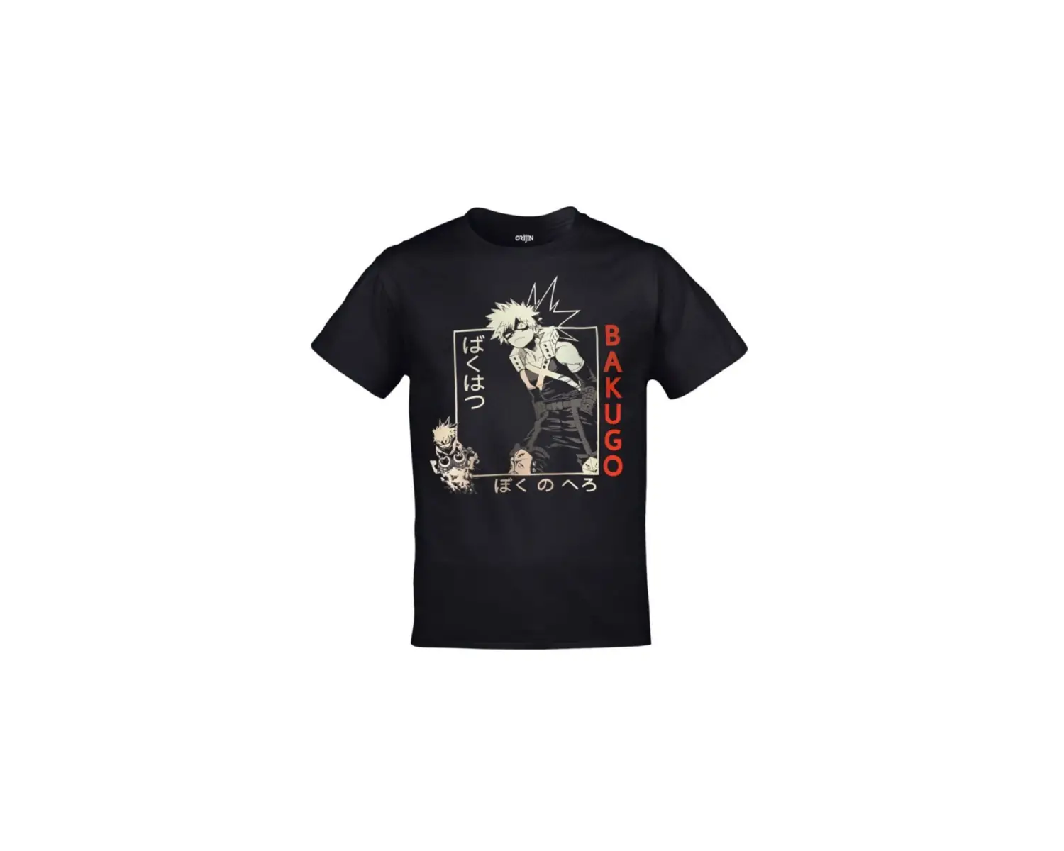 My Hero Academia Bakugo Baskılı Unisex Siyah