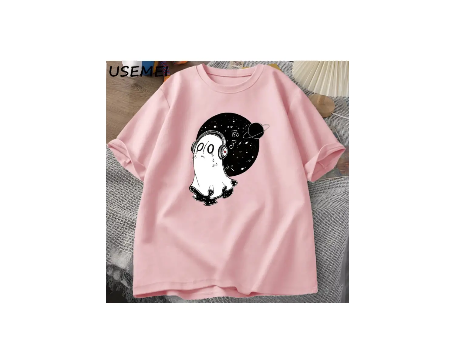 Napstablook Undertale T-shirt Erkek Kadın Pamuk Kısa Kollu Tişört Yaz Harajuku Erkek Giyim O 2831