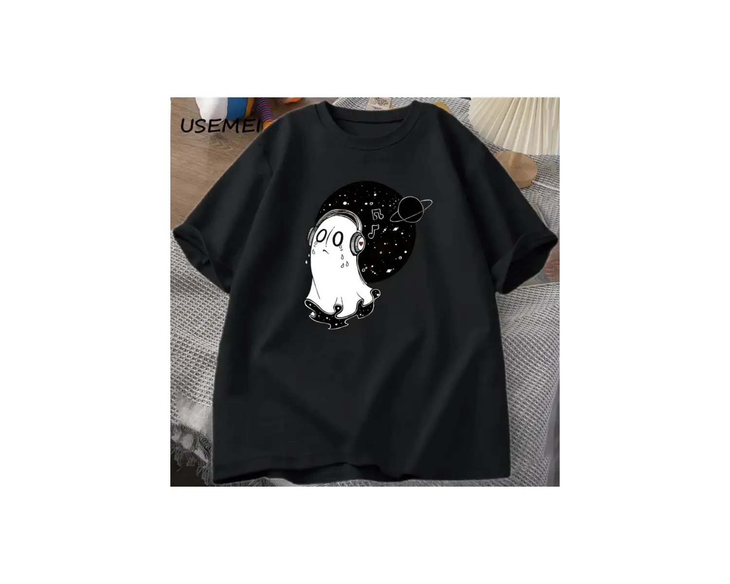 Napstablook Undertale T-shirt Erkek Kadın Pamuk Kısa Kollu Tişört Yaz Harajuku Erkek Giyim O 2831