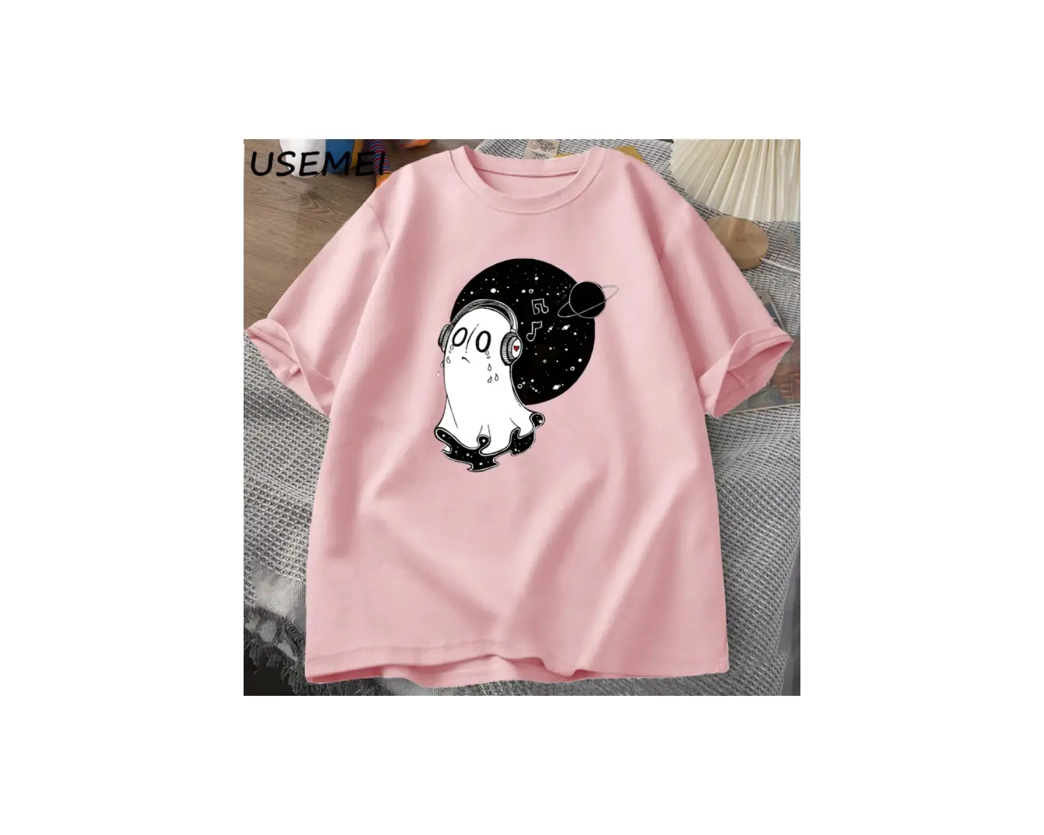 Napstablook Undertale T-shirt Erkek Kadın Pamuk Kısa Kollu Tişört Yaz Harajuku Erkek Giyim O 2831