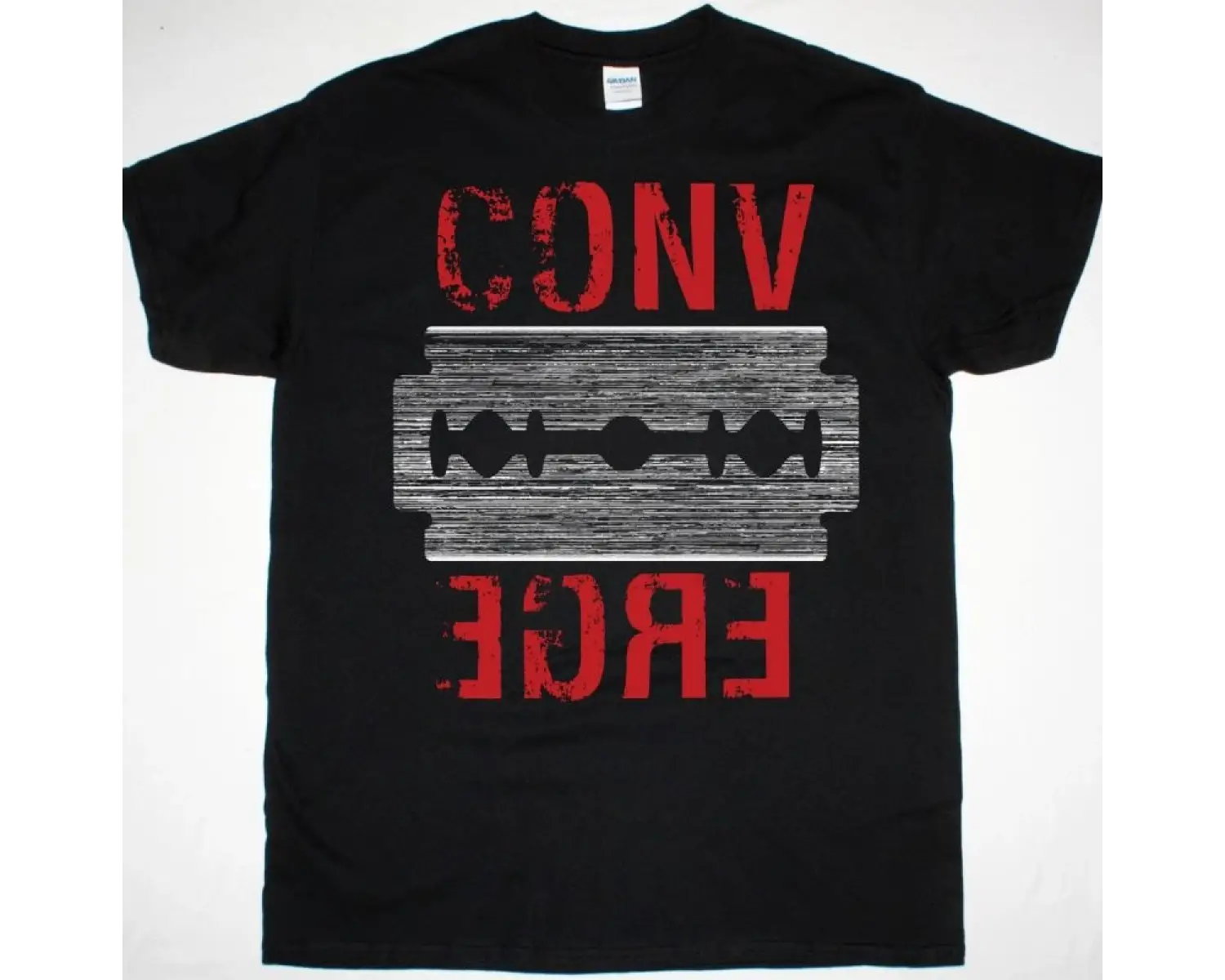NAUGHTY BY NATURE LOGO NEW BLACK T-SHIRT ÖN BASKILI