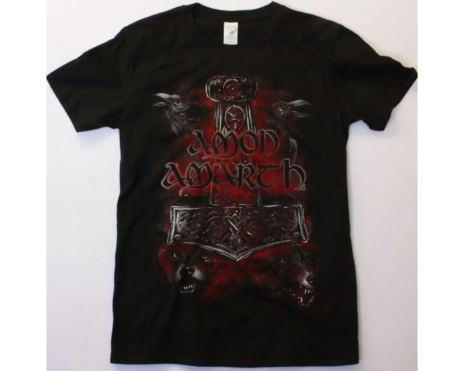NECROPHAGIST LOGO TEE NEW BLACK T-SHIRT ÖN BASKILI