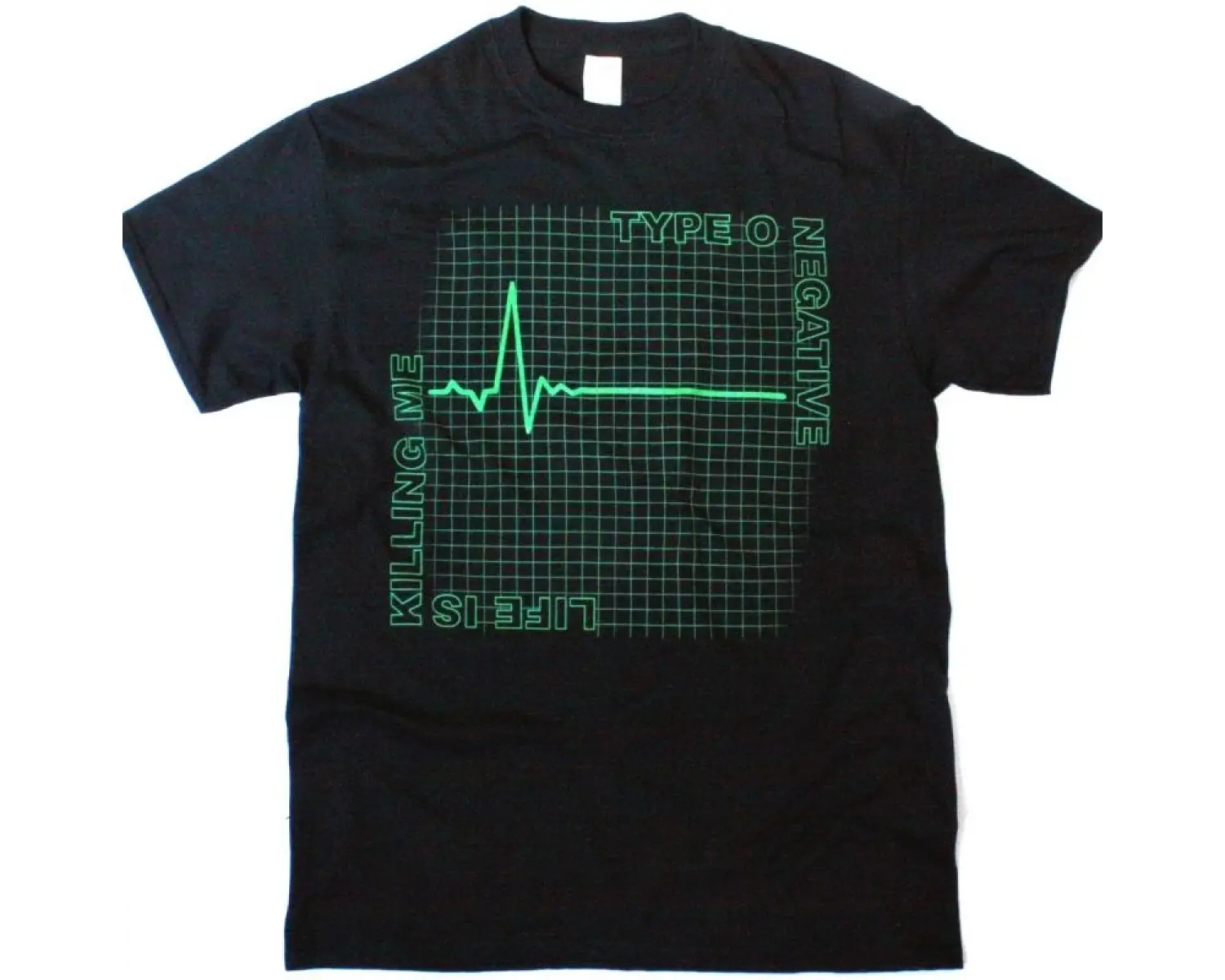 NELSON AFTER THE RAIN 90 NEW BLACK T-SHIRT ÖN BASKILI