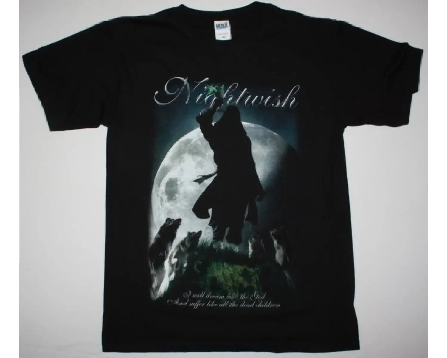 NIGHTWISH SEVEN DAYS TO THE WOLVES NEW BLACK T-SHIRT
