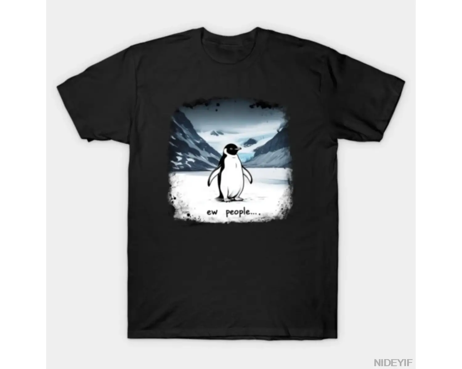 Nihilist Penguen Ama Neden Meme T-shirt Erkekler Kadınlar Için % 100% Pamuklu T Shirt Kısa Ko