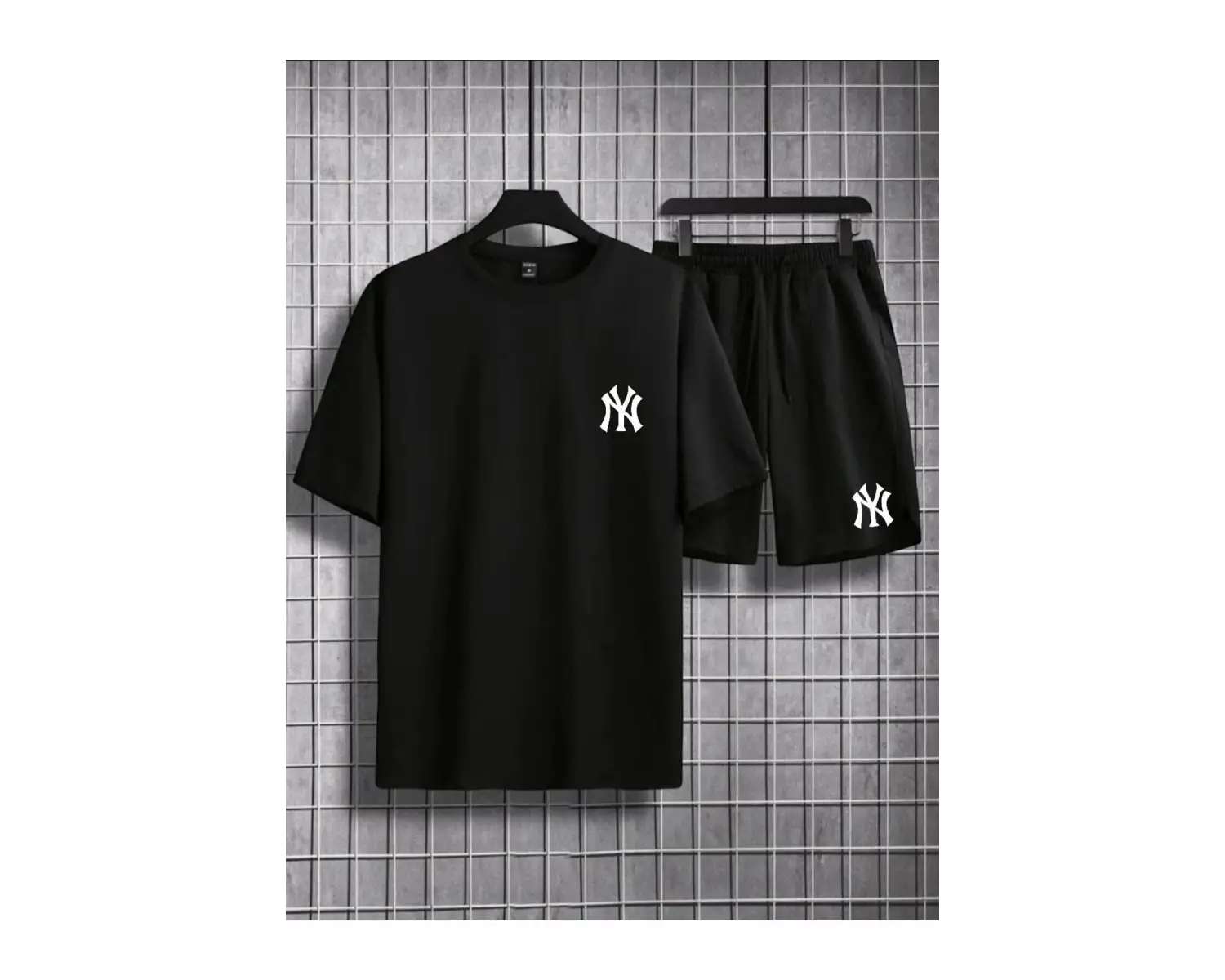 Ny Ci?ty Baskılı Unisex Oversize T-shirt Ve Yazlık Şort Alt Üst Takım 2li Tyc00855021670